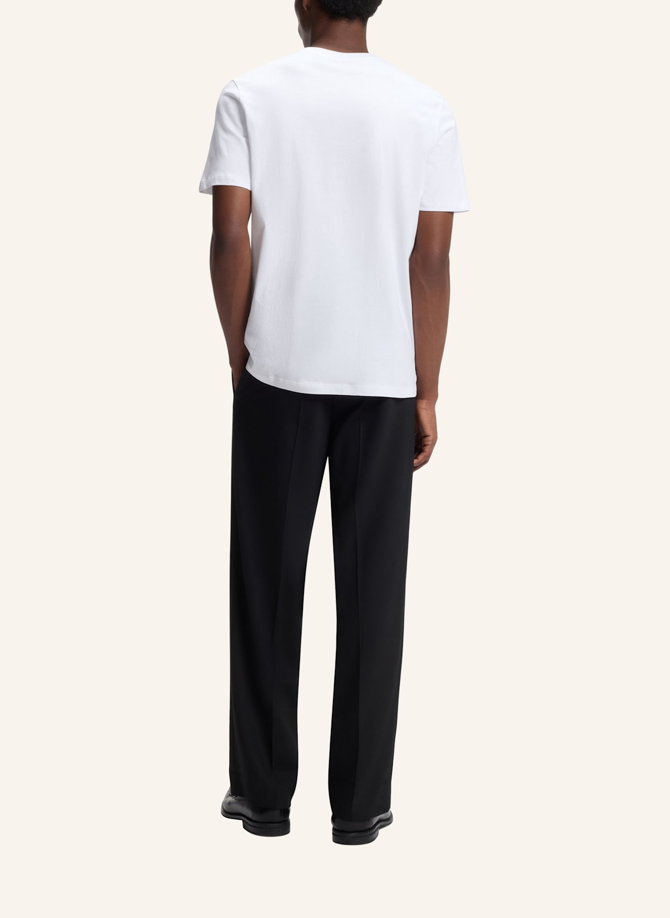 HUGO T-Shirt DIRUNN Regular Fit: WEISS