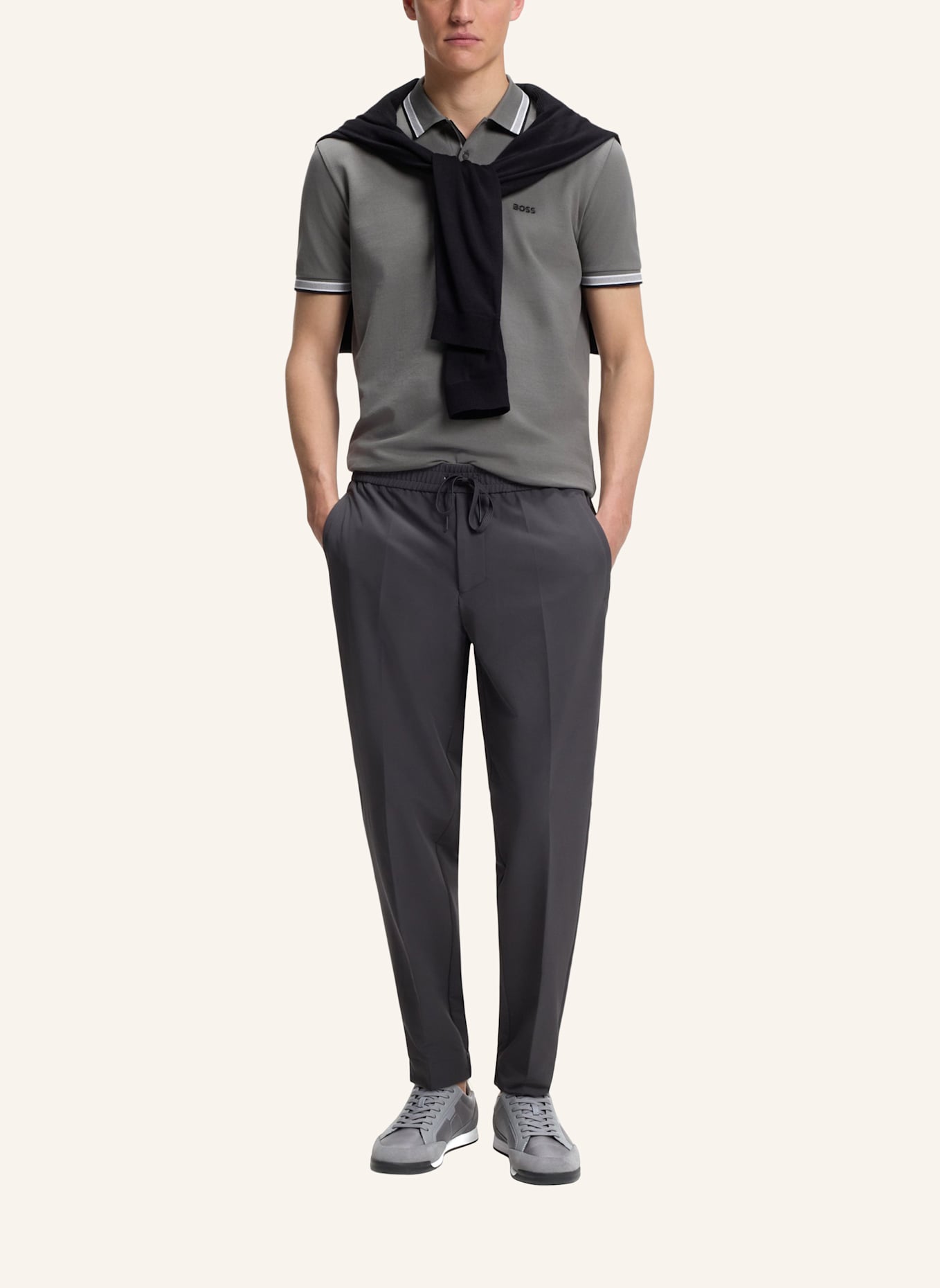 BOSS Sneaker NITAN_LOWP_SDBNYP: GRAU
