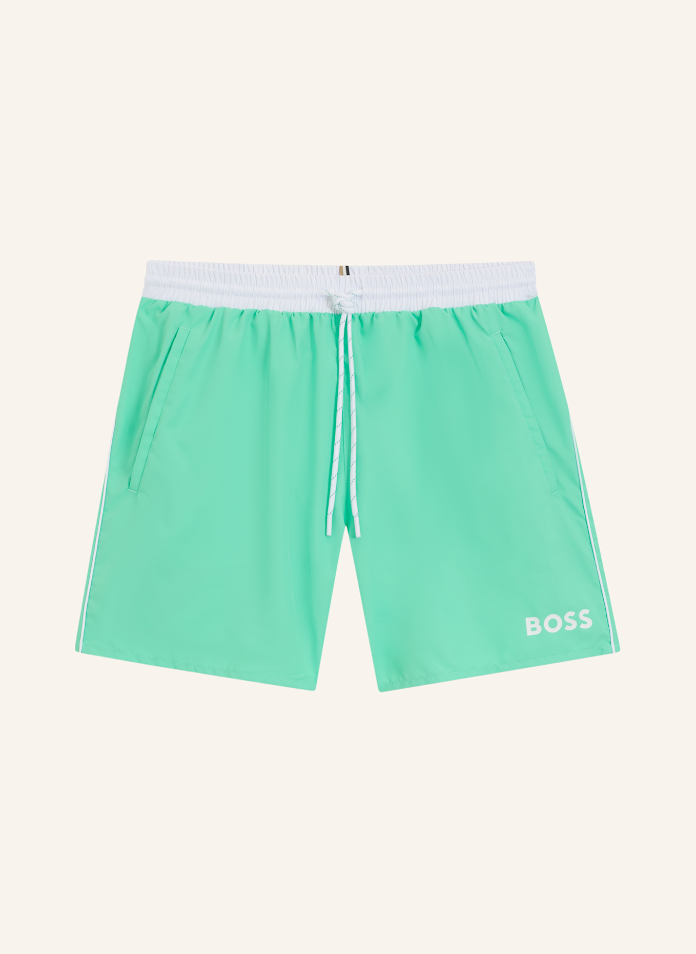 BOSS Badeshorts STARFISH: GRÜN