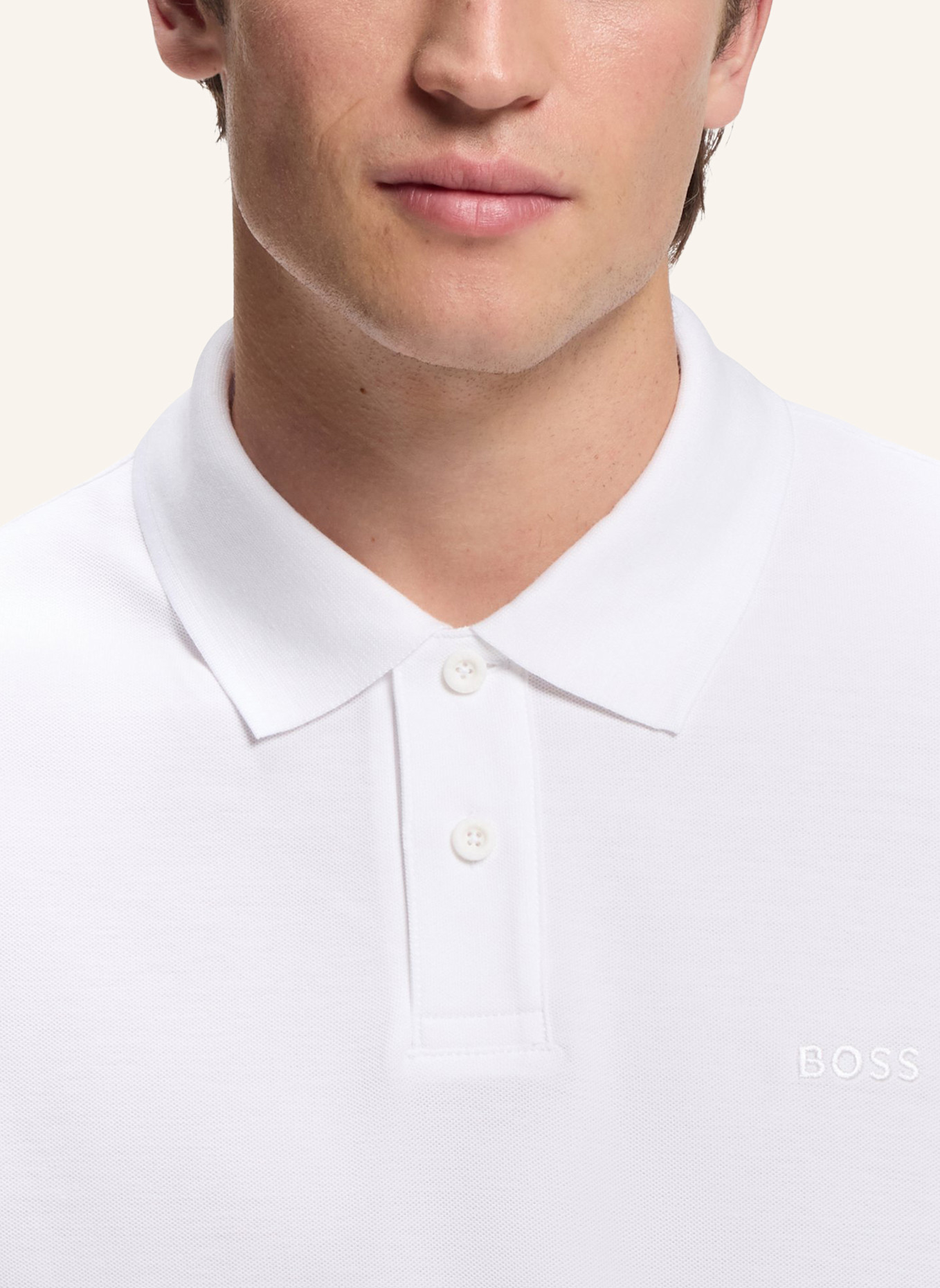 BOSS Poloshirt PHOENIX Regular Fit: WEISS