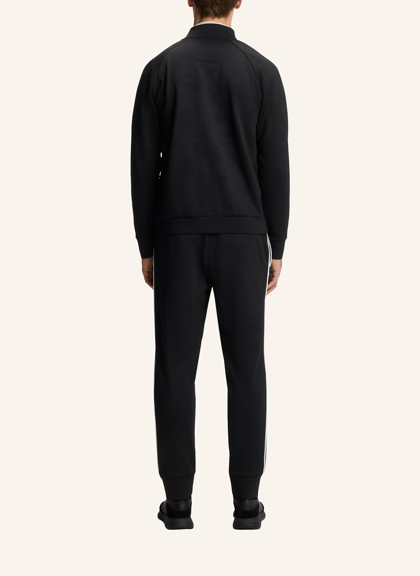 BOSS Sweatshirt SW_NETWORK JQ FZ Relaxed Fit: SCHWARZ