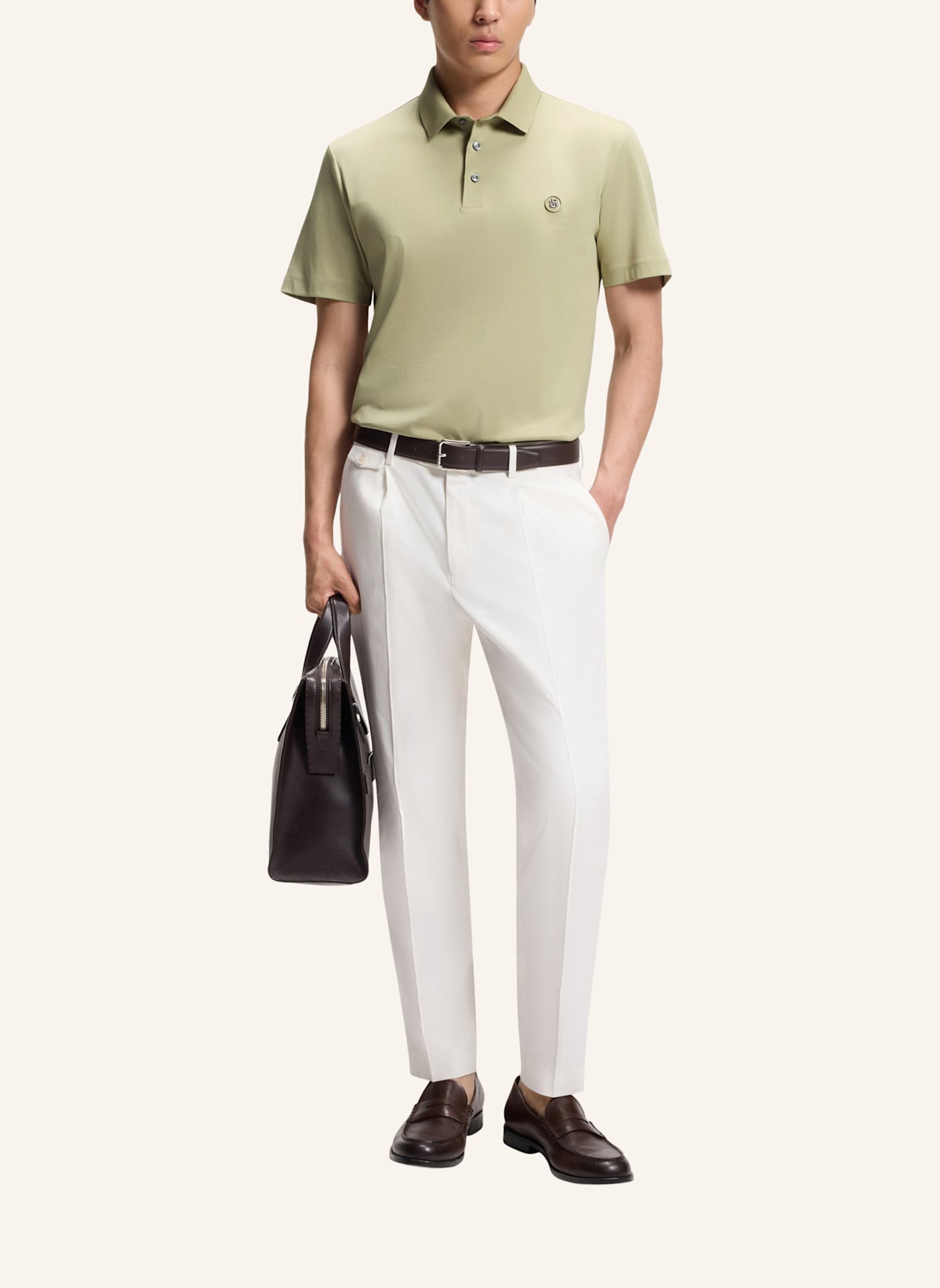 BOSS Poloshirt C-PARRIS 01 Regular Fit: KHAKI
