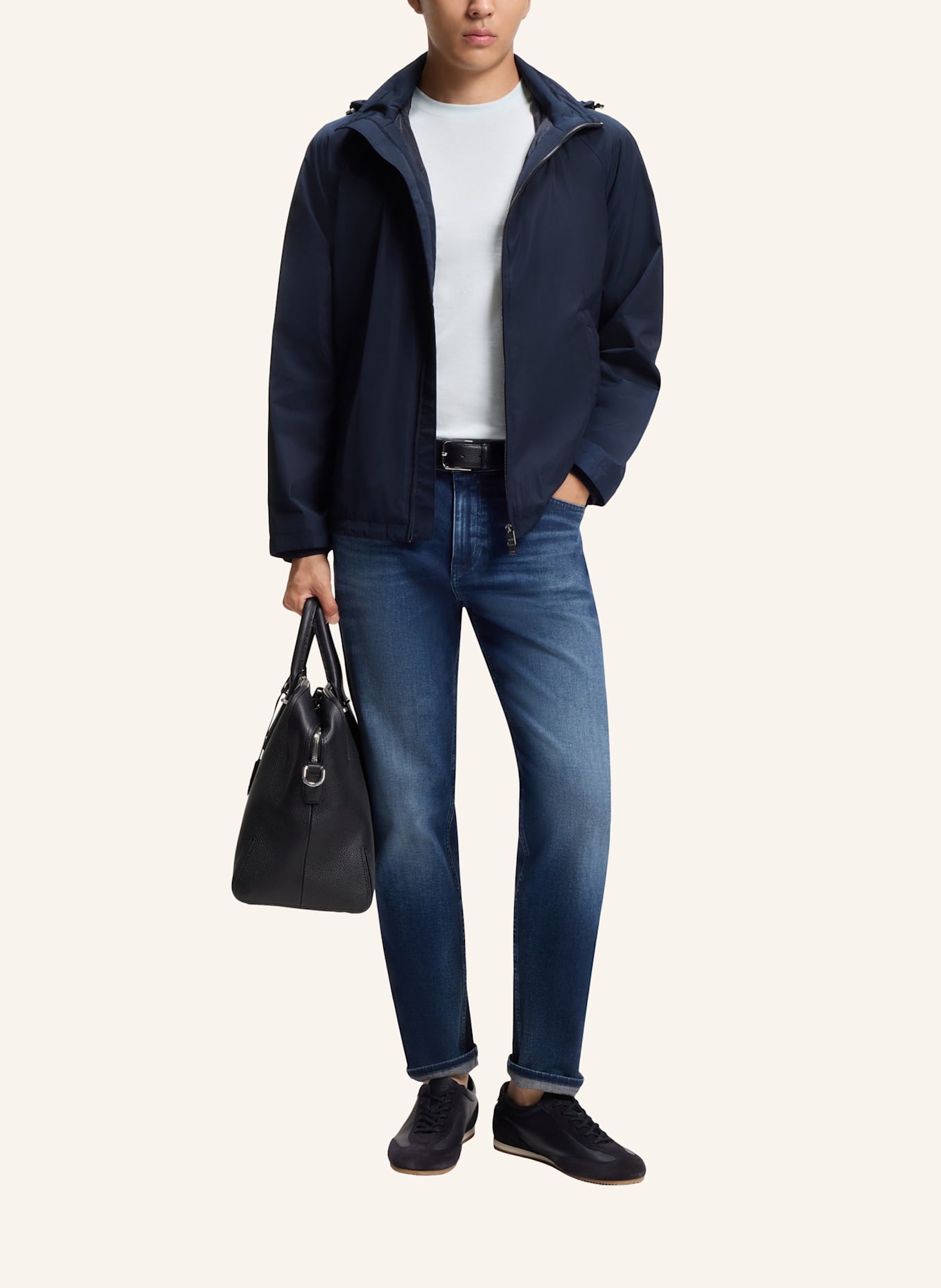 BOSS T-Shirt THOMPSON 01 Regular Fit: BLAU