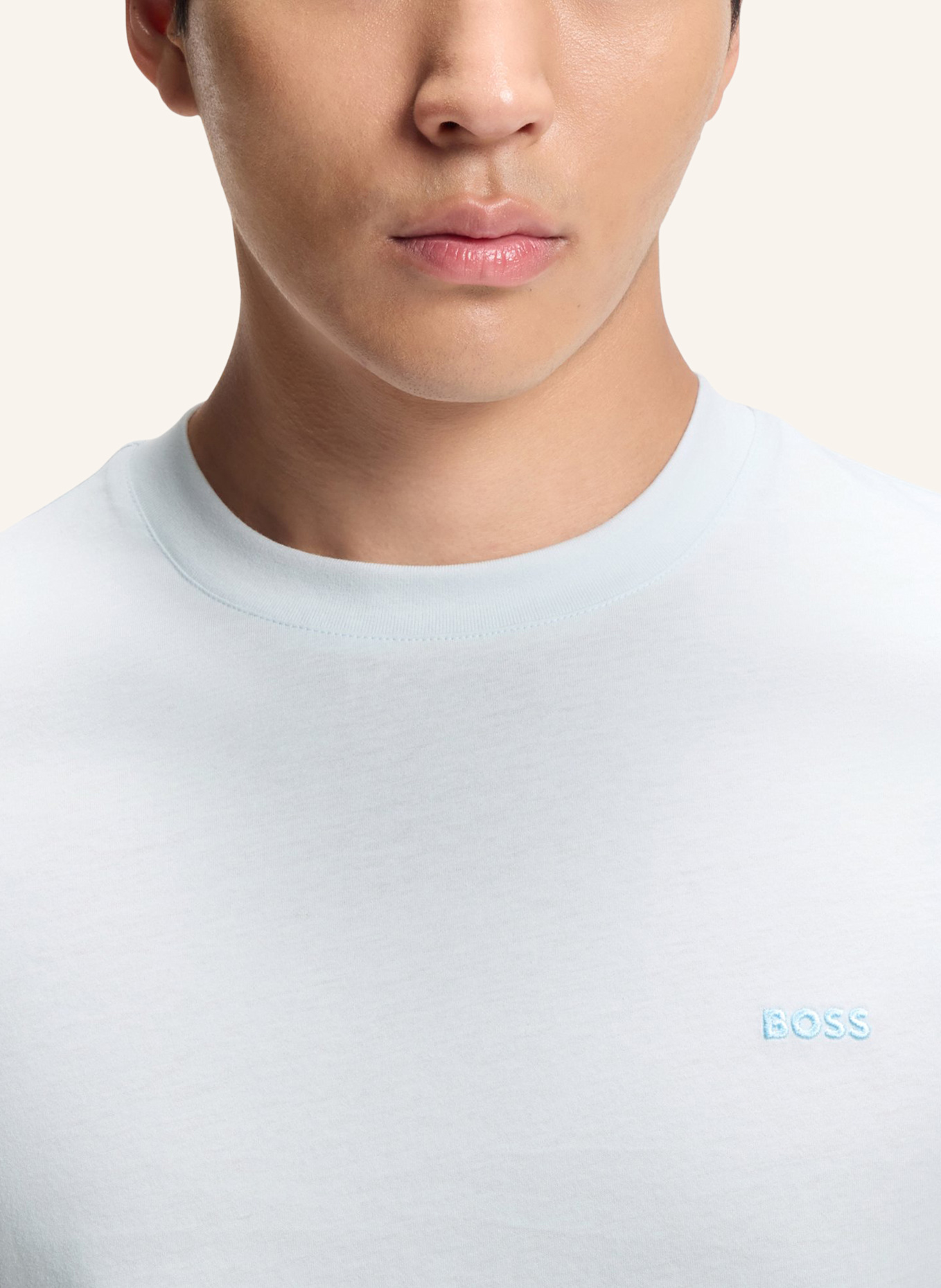 BOSS T-Shirt THOMPSON 01 Regular Fit: BLAU