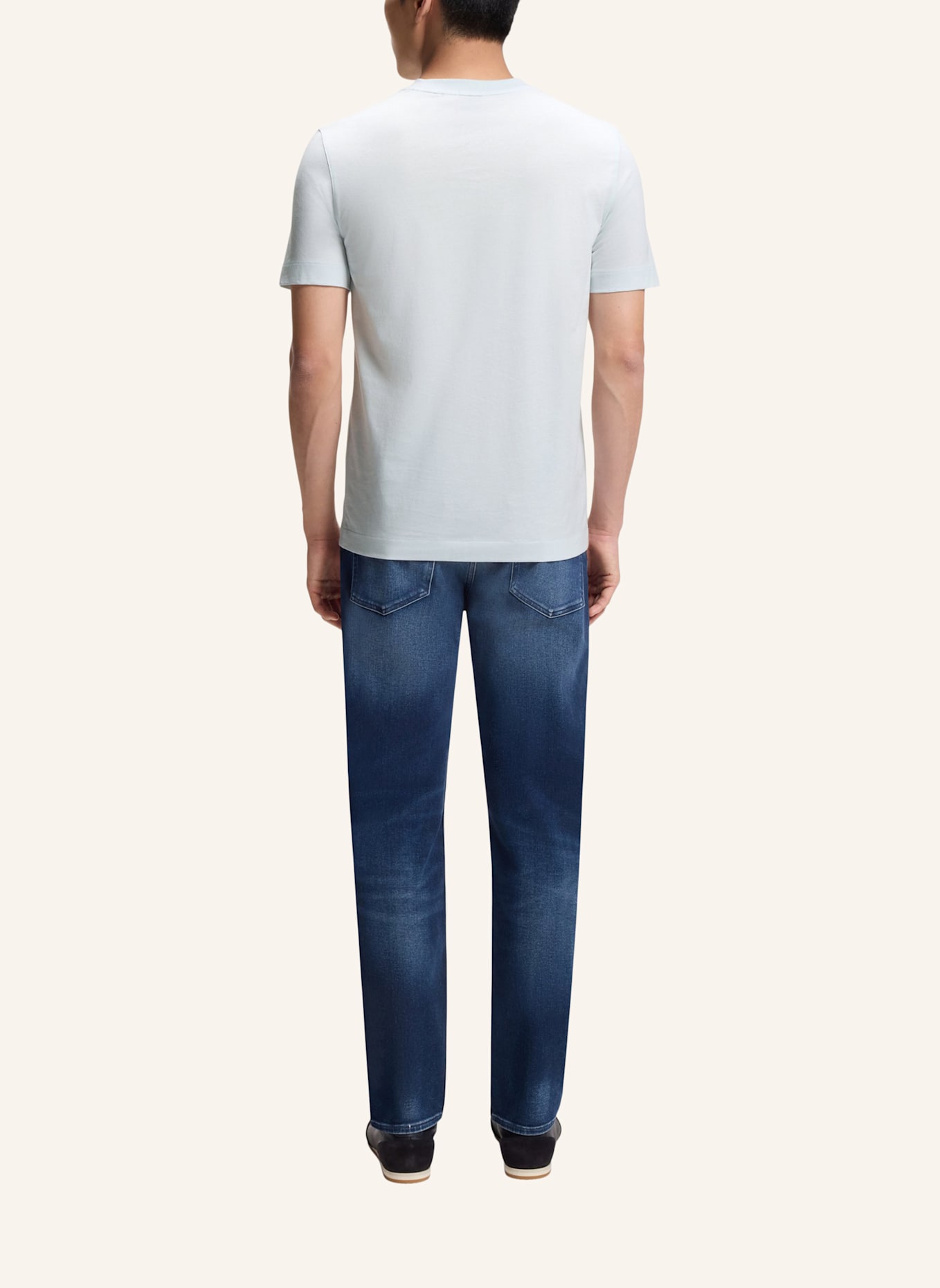 BOSS T-Shirt THOMPSON 01 Regular Fit: BLAU