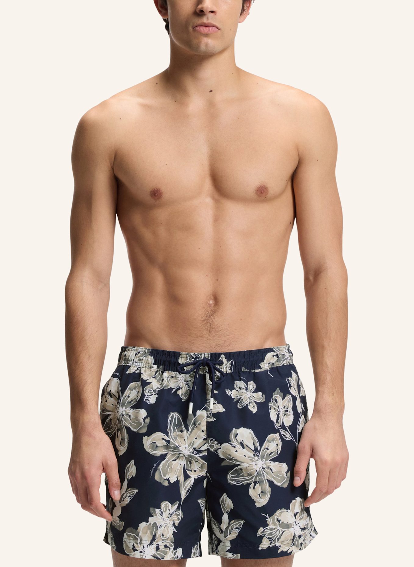 BOSS Badeshort DISCUS: DUNKELBLAU