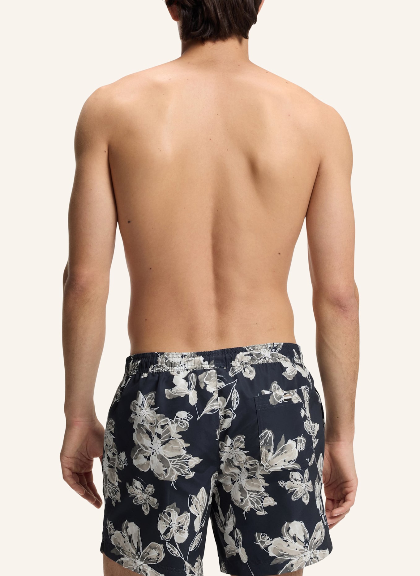 BOSS Badeshort DISCUS: DUNKELBLAU