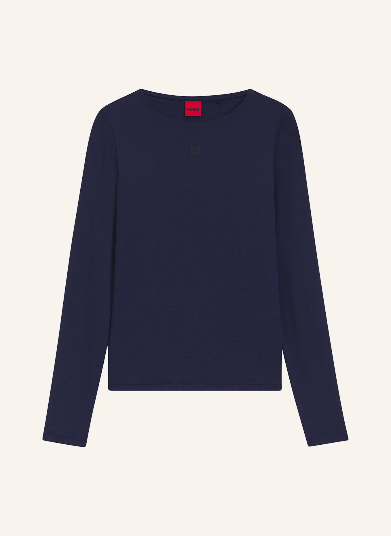 HUGO Longsleeve DASIIA: BLAU