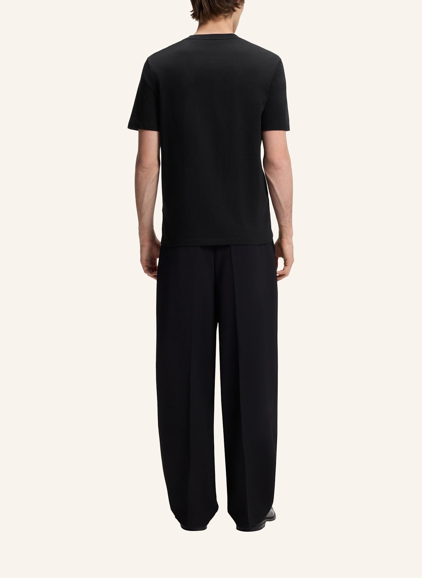HUGO T-Shirt DUROSE Regular Fit: SCHWARZ
