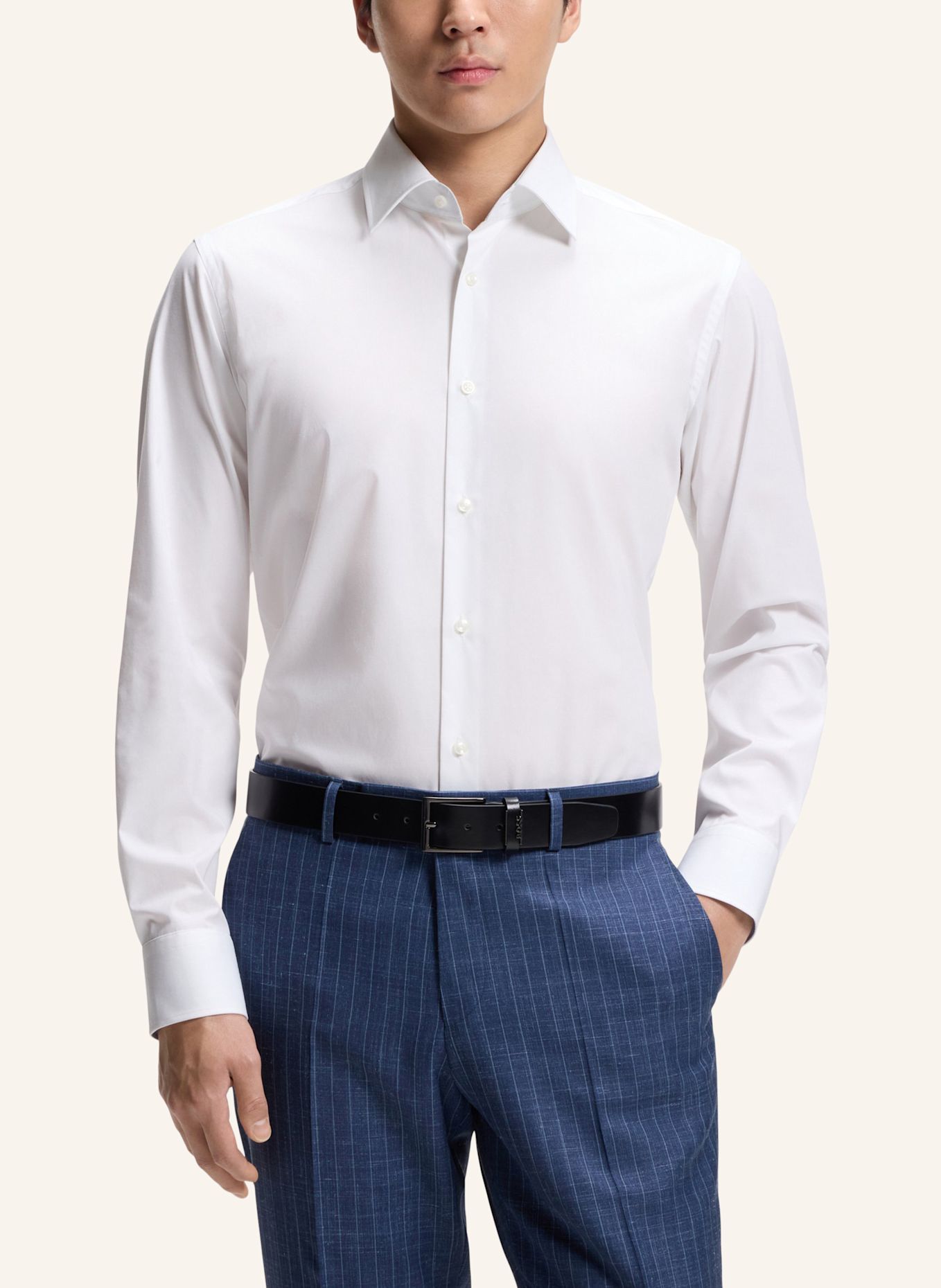 BOSS Hemd H-JOE-K-C3-263 Regular Fit: WEISS