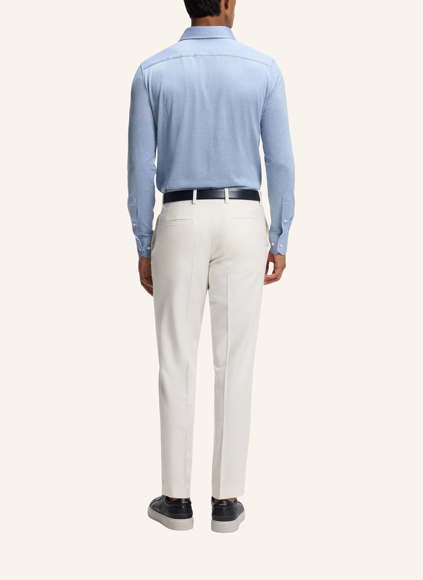 BOSS Shirt L-HAYS-SPREAD-C1-243 Slim Fit: BLAU