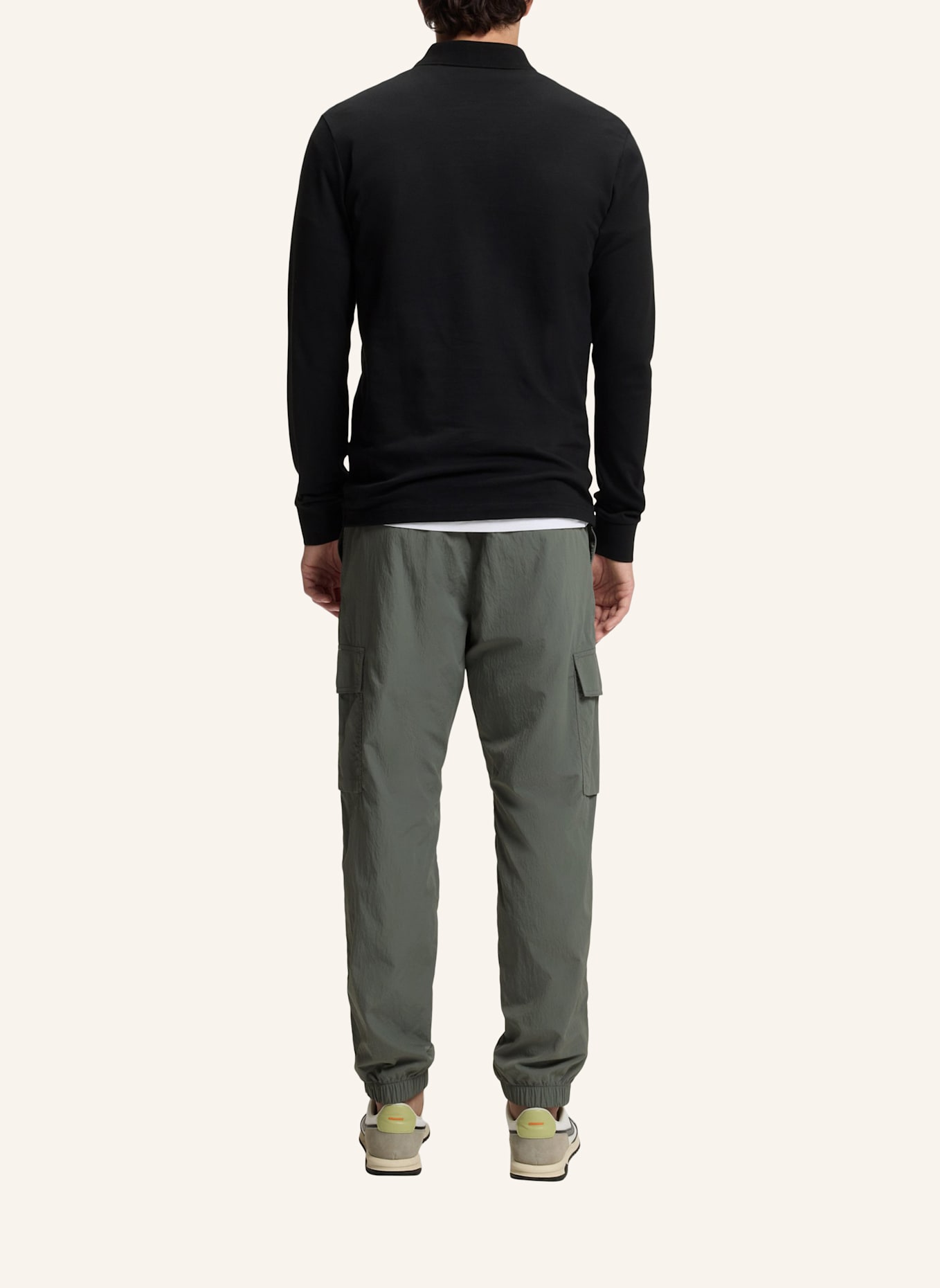BOSS Piqué-Poloshirt PASSERBY Slim Fit: SCHWARZ
