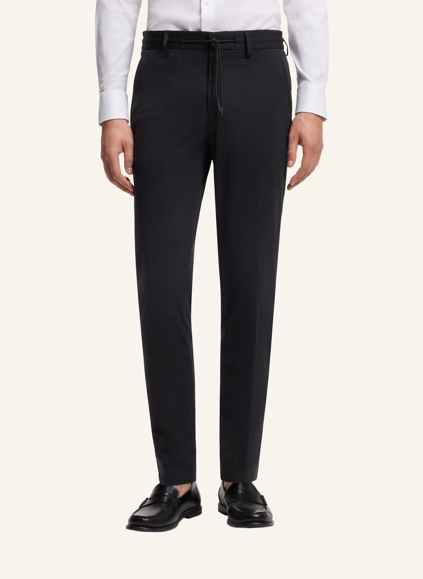 BOSS Businesshose P-GENIUSJ-RDS-WG-233 Slim Fit: SCHWARZ