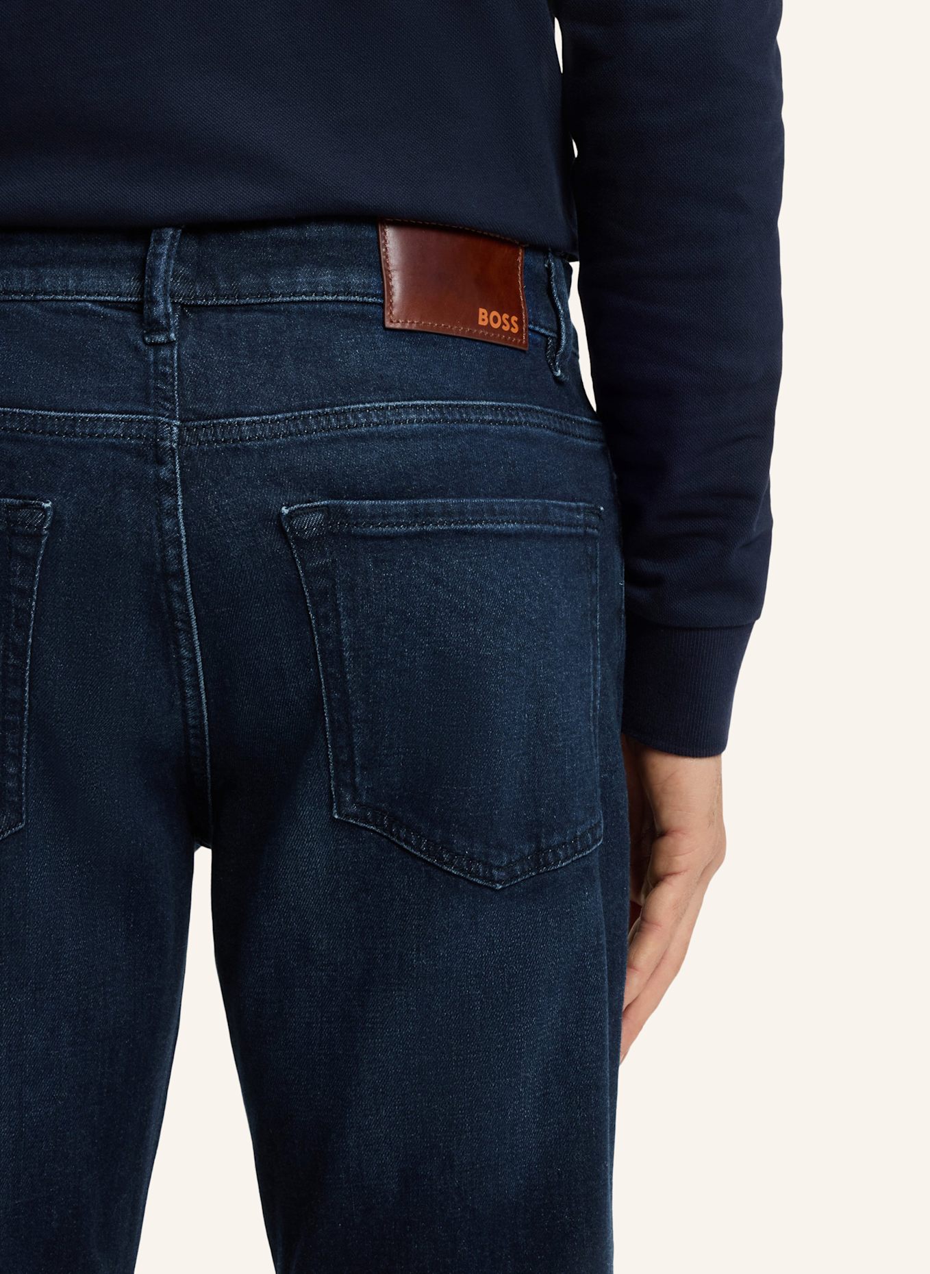 BOSS Jeans RE.MAINE Regular Fit: DUNKELBLAU