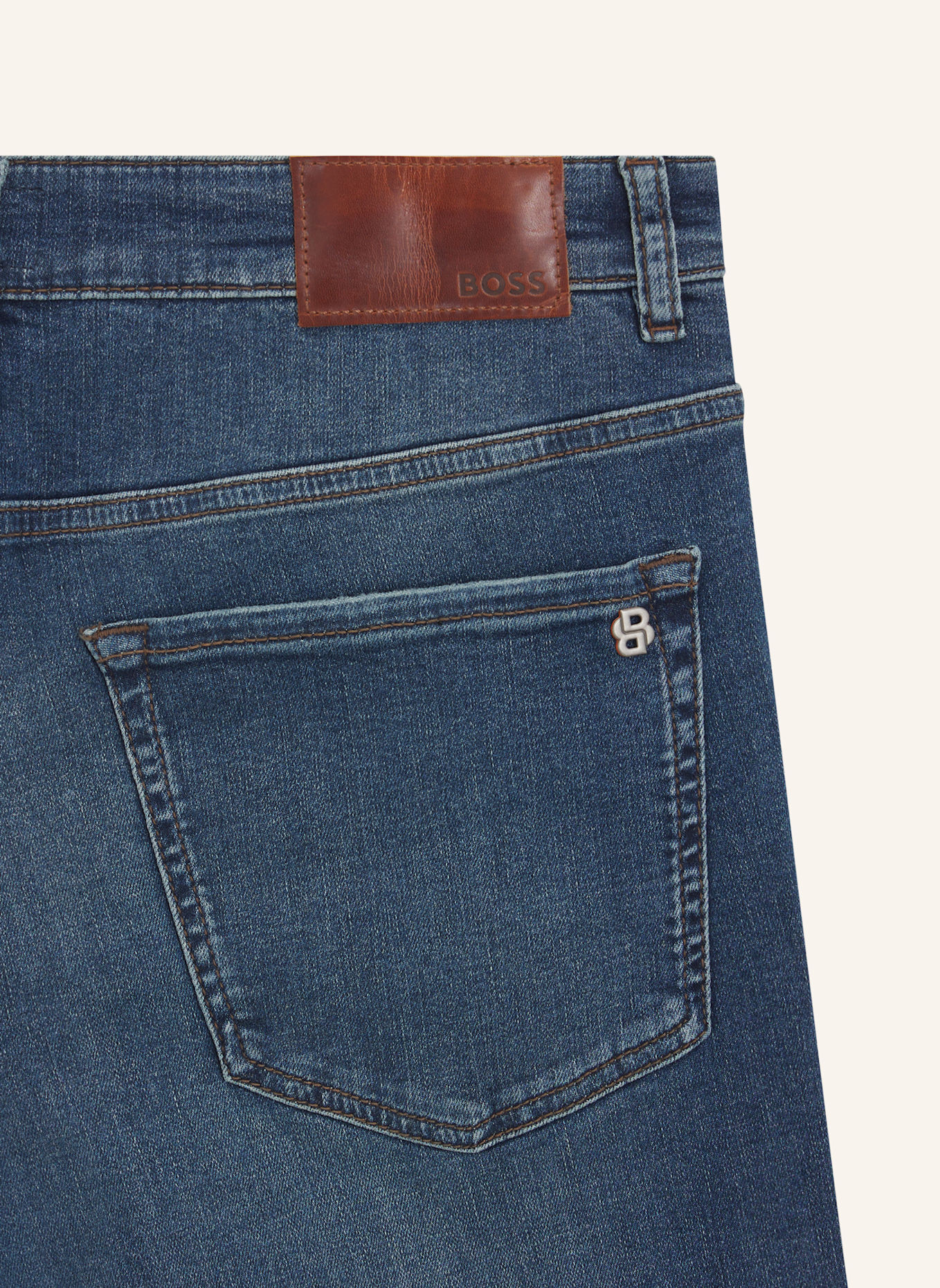 BOSS Jeans RE.MAINE Regular Fit: DUNKELBLAU