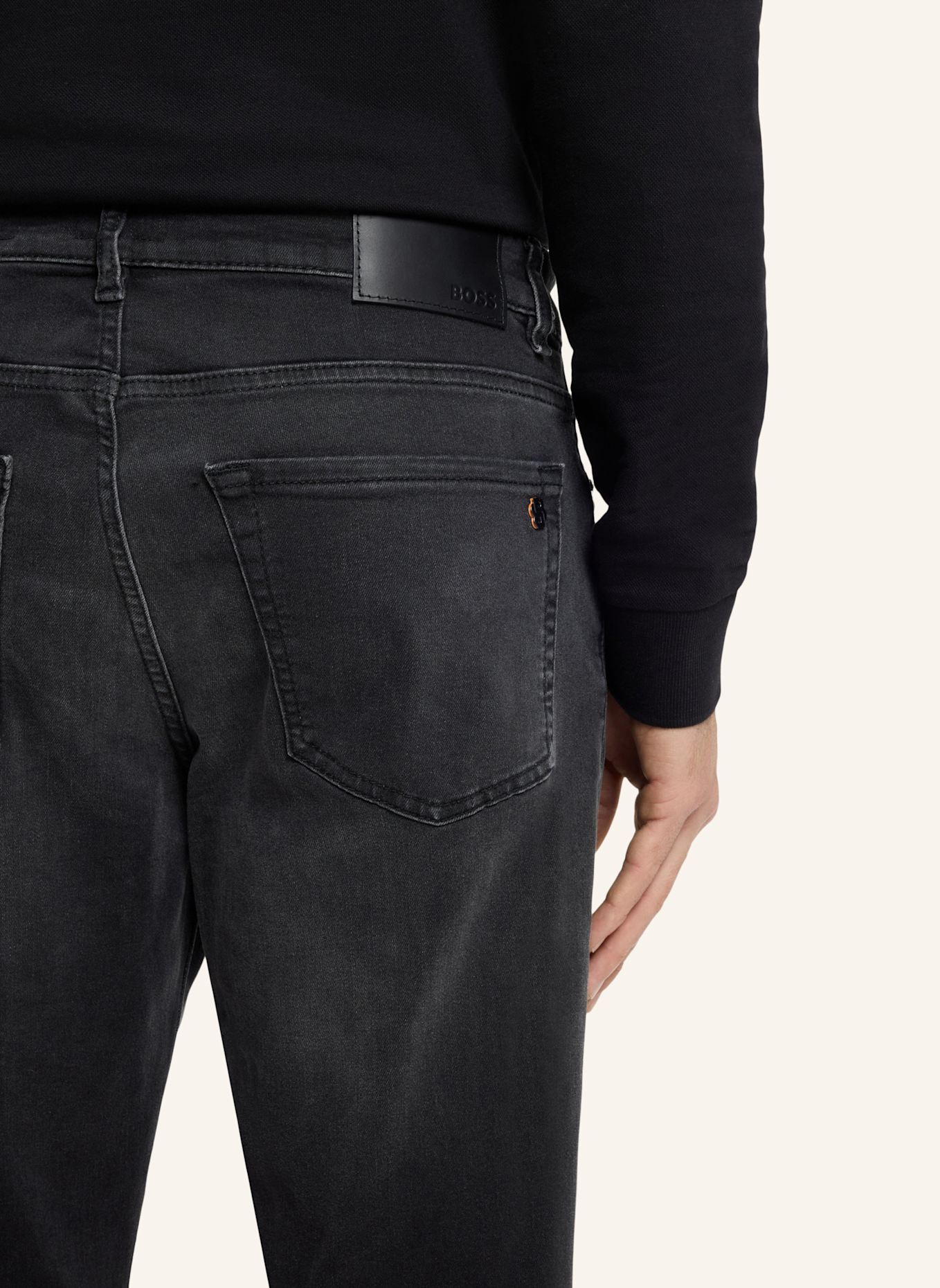 BOSS Jeans RE.MAINE BO Regular Fit: SCHWARZ