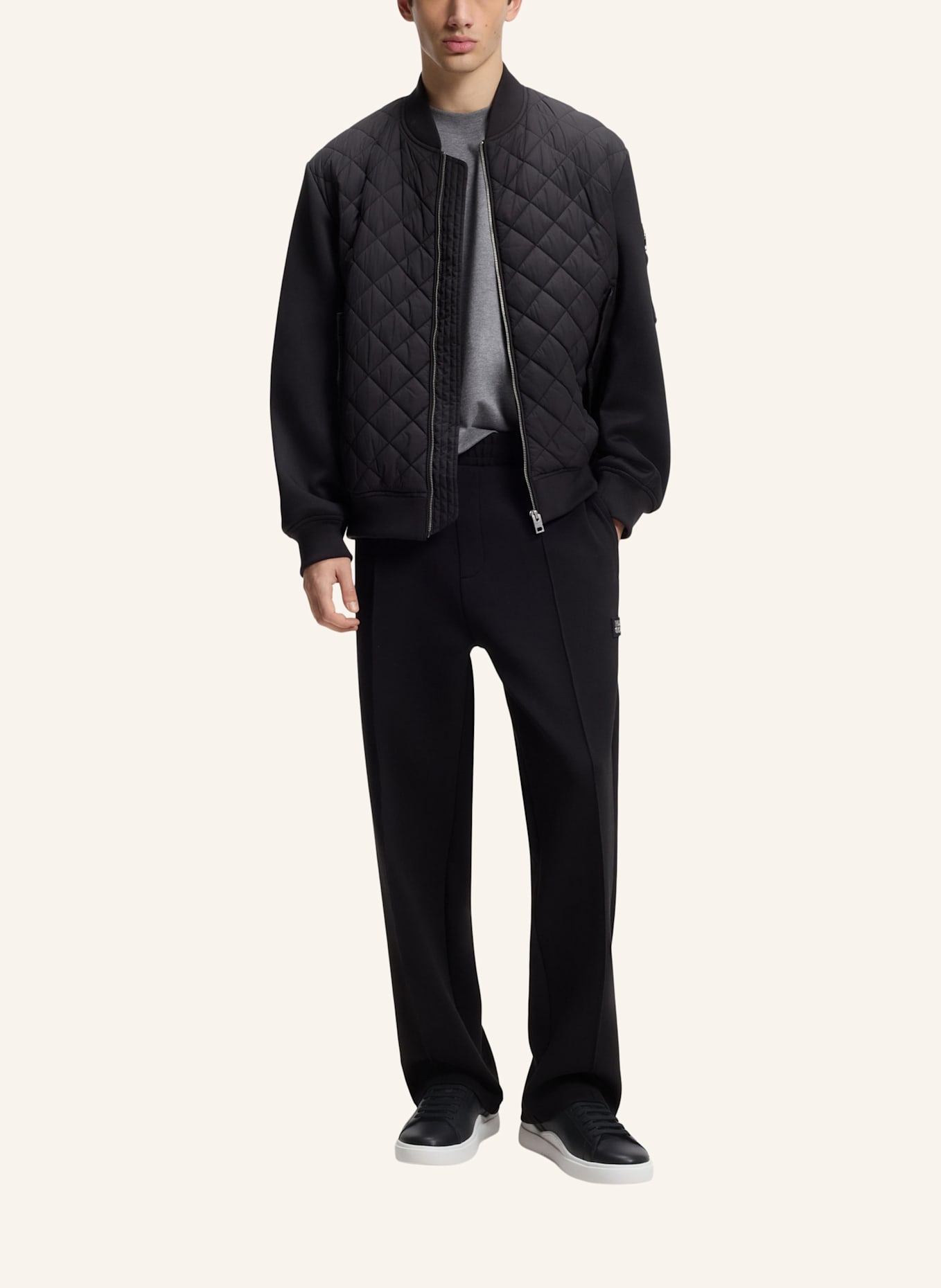 HUGO Sneaker BLAKE_TENN_LT_N: SCHWARZ