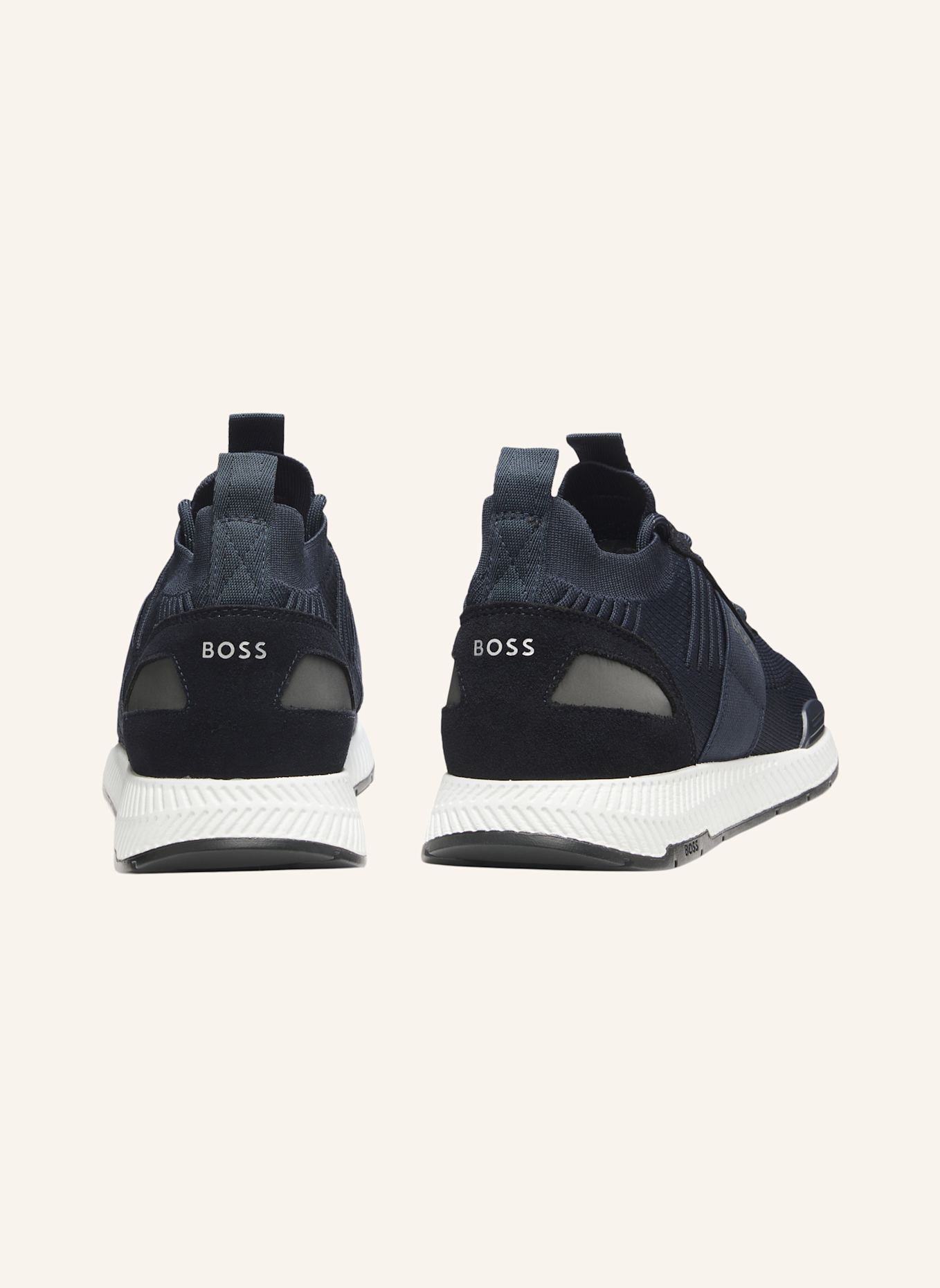 BOSS Sneaker TITANIUM_RUNN_KNST_N: DUNKELBLAU
