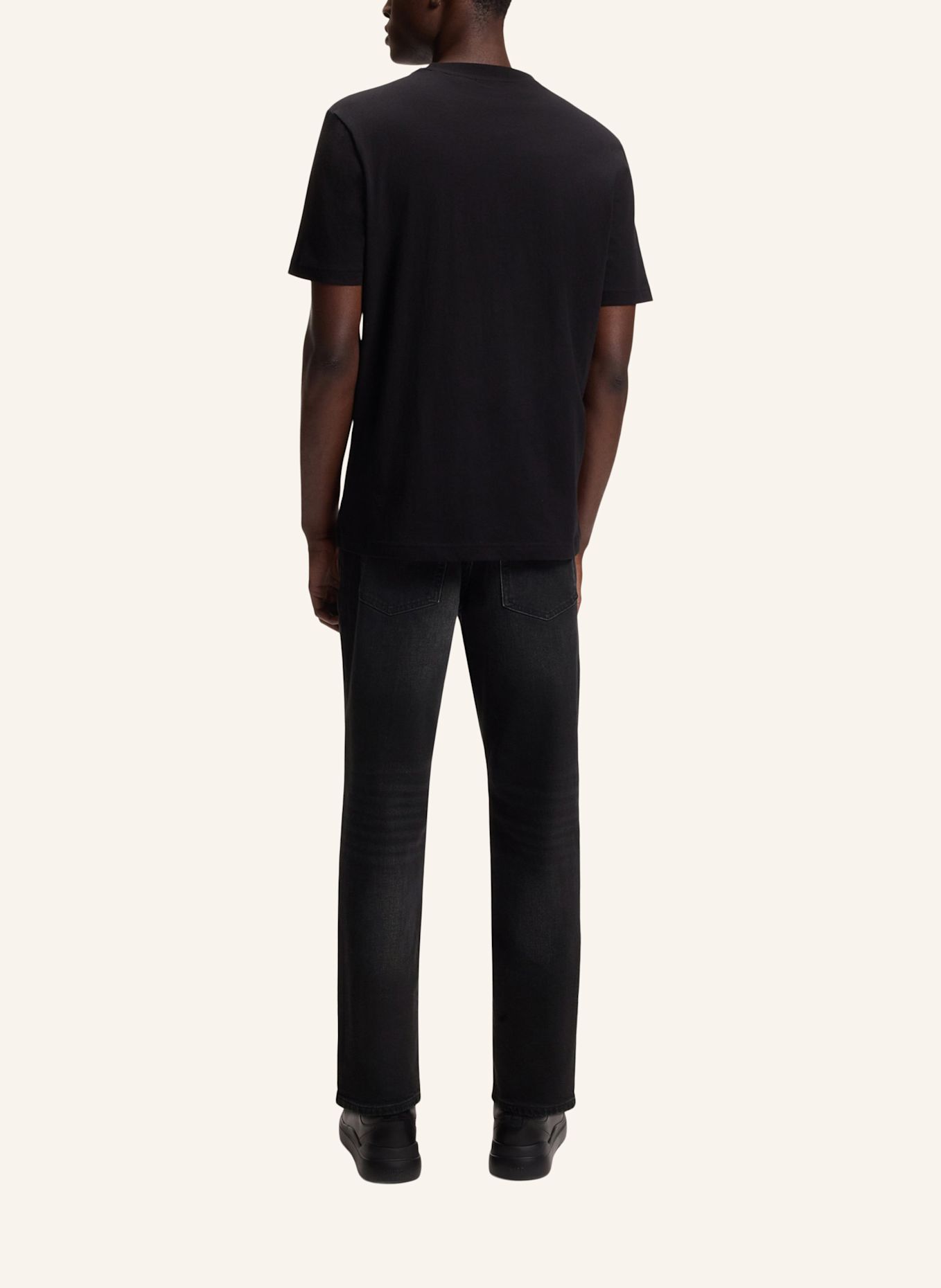HUGO Jeans HUGO 634 Tapered Fit: SCHWARZ