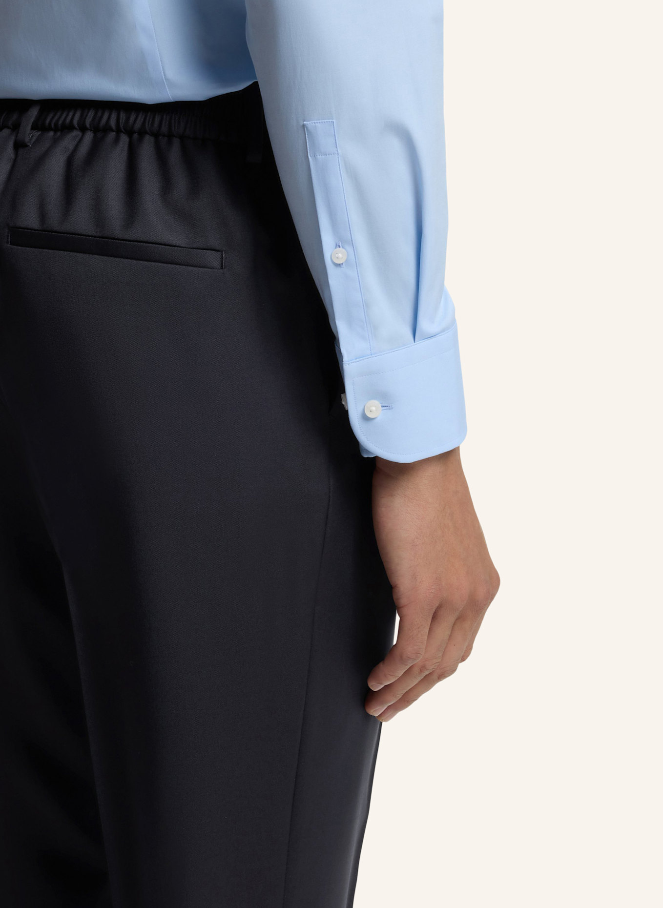BOSS Formal Trousers H-GENIUS-DS-B1 Slim Fit: DUNKELBLAU