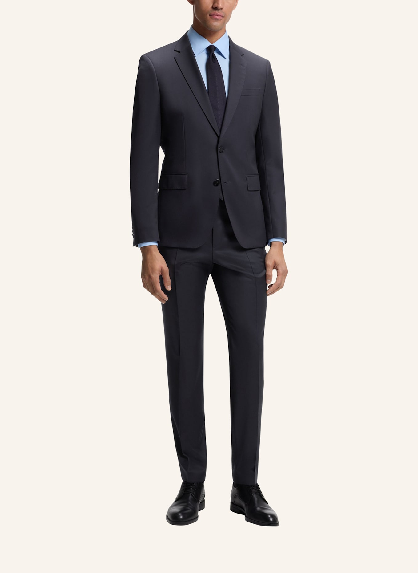 BOSS Formal Trousers H-GENIUS-DS-B1 Slim Fit: DUNKELBLAU