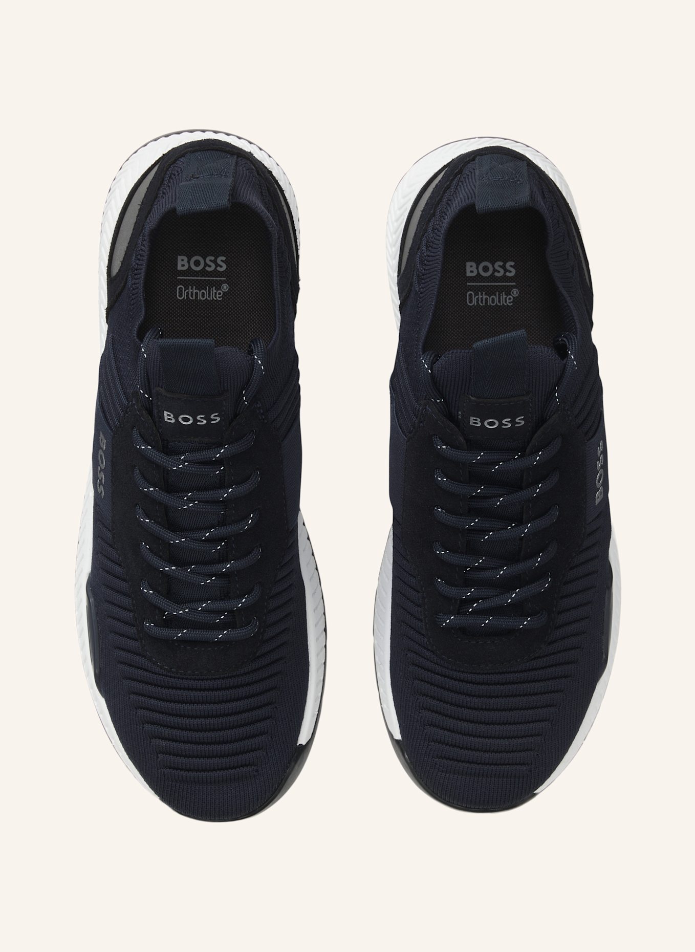 BOSS Sneaker TITANIUM_RUNN_KNST_N: DUNKELBLAU