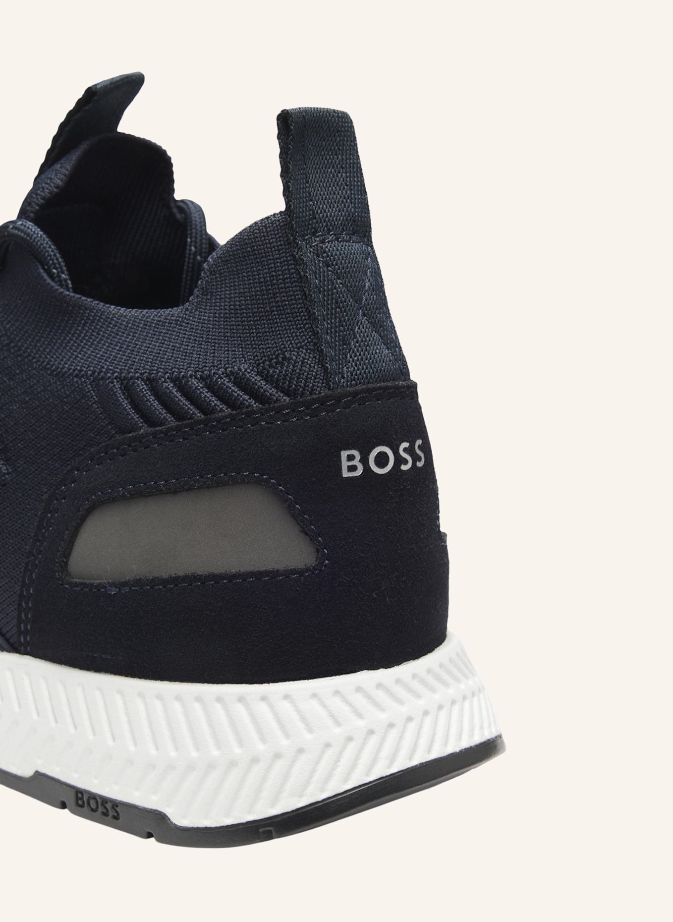 BOSS Sneaker TITANIUM_RUNN_KNST_N: DUNKELBLAU