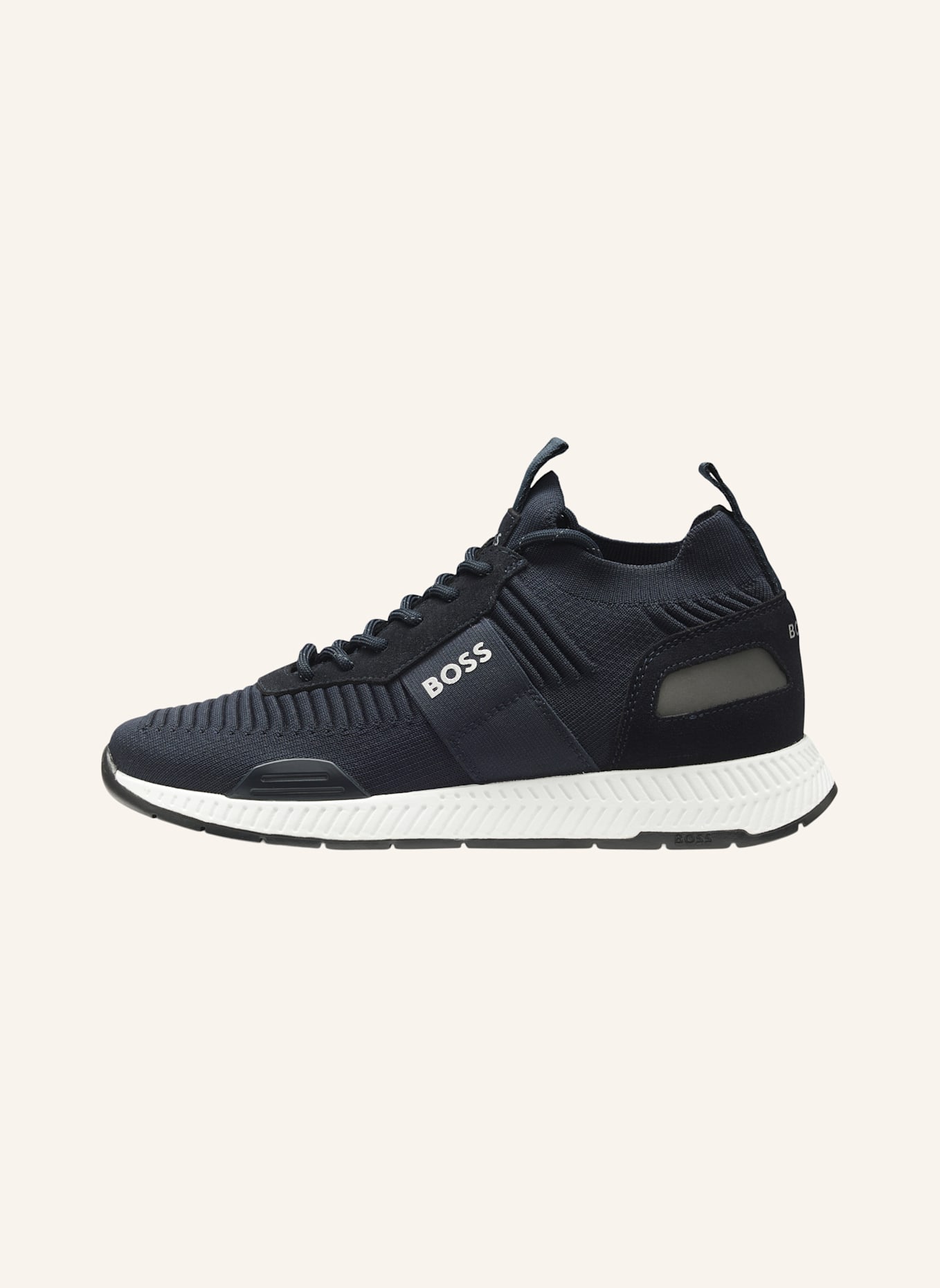 BOSS Sneaker TITANIUM_RUNN_KNST_N: DUNKELBLAU