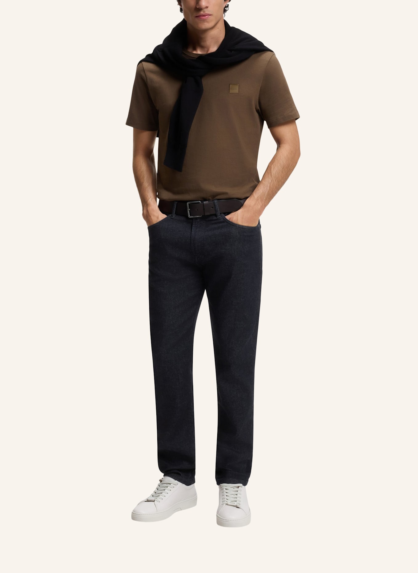 BOSS Jeans RE.MAINE Regular Fit: DUNKELBLAU