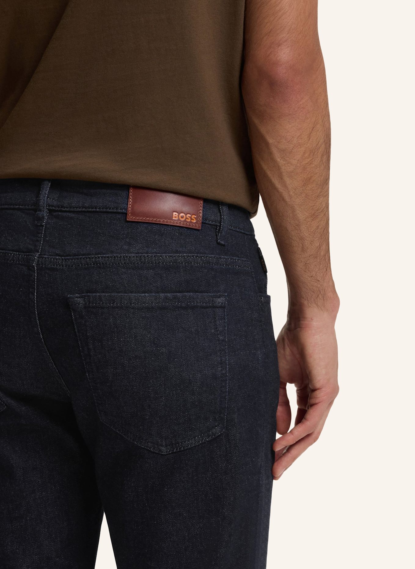 BOSS Jeans RE.MAINE Regular Fit: DUNKELBLAU