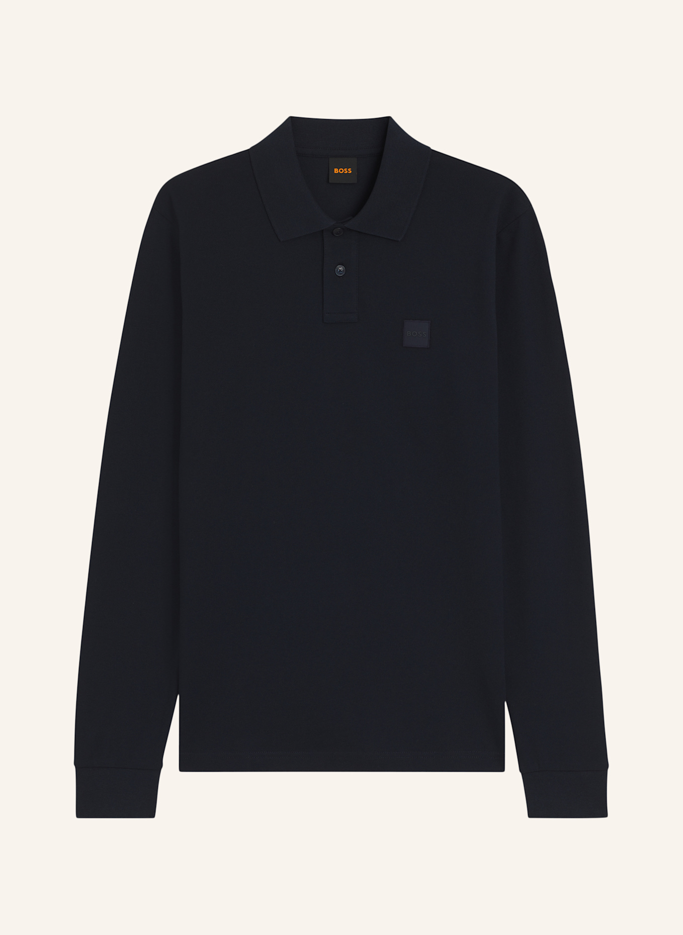 BOSS Piqué-Poloshirt PASSERBY Slim Fit: DUNKELBLAU