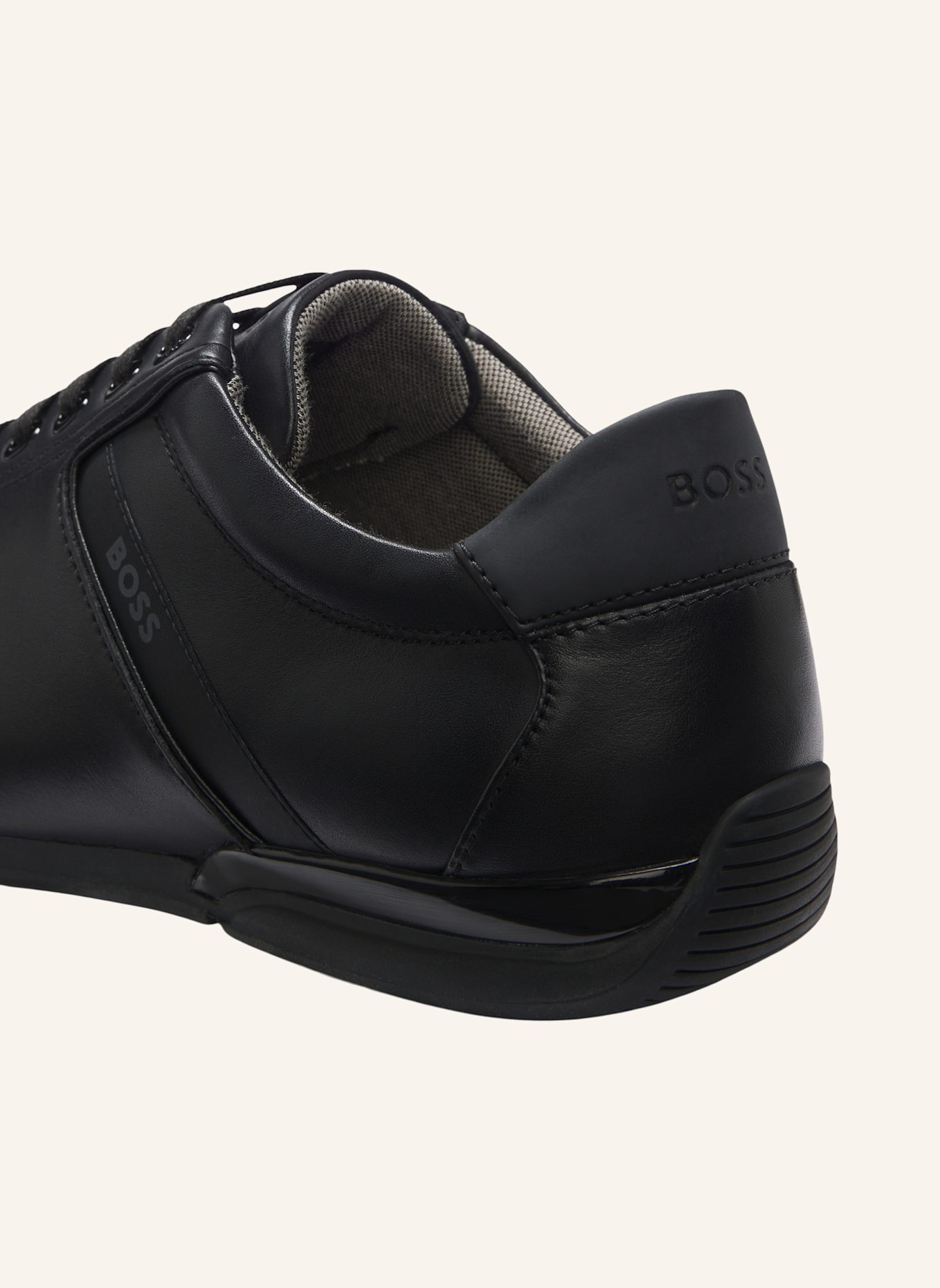 BOSS Sneaker SATURN_LOWP_LUX4 A_N: SCHWARZ