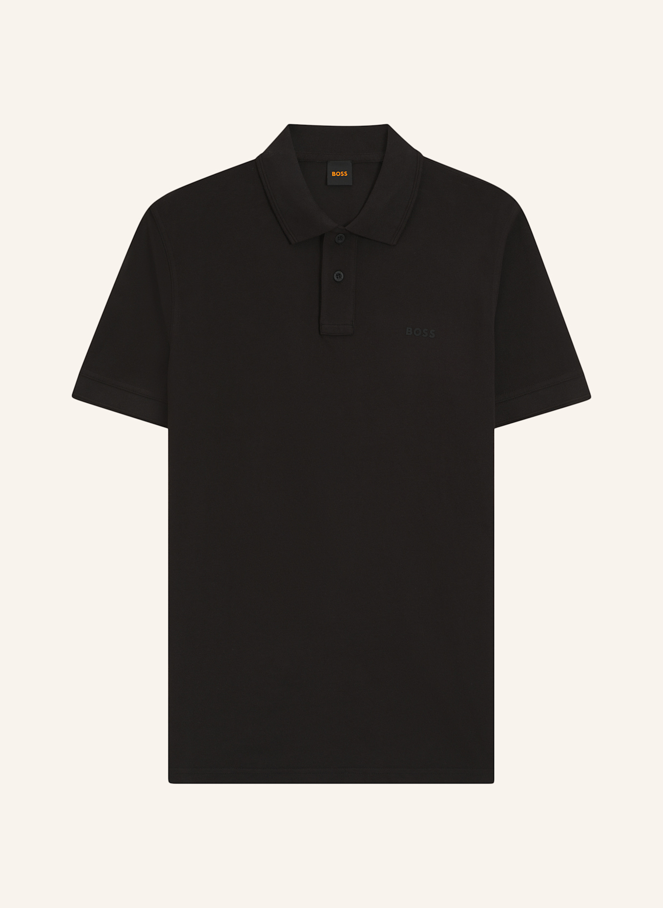 BOSS Piqué-Poloshirt PRIME: SCHWARZ