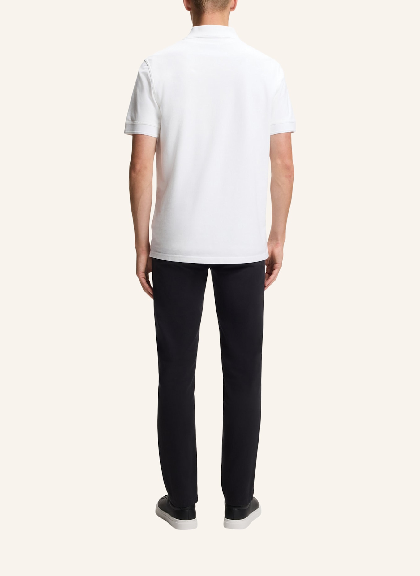 BOSS Piqué-Poloshirt PRIME: WEISS