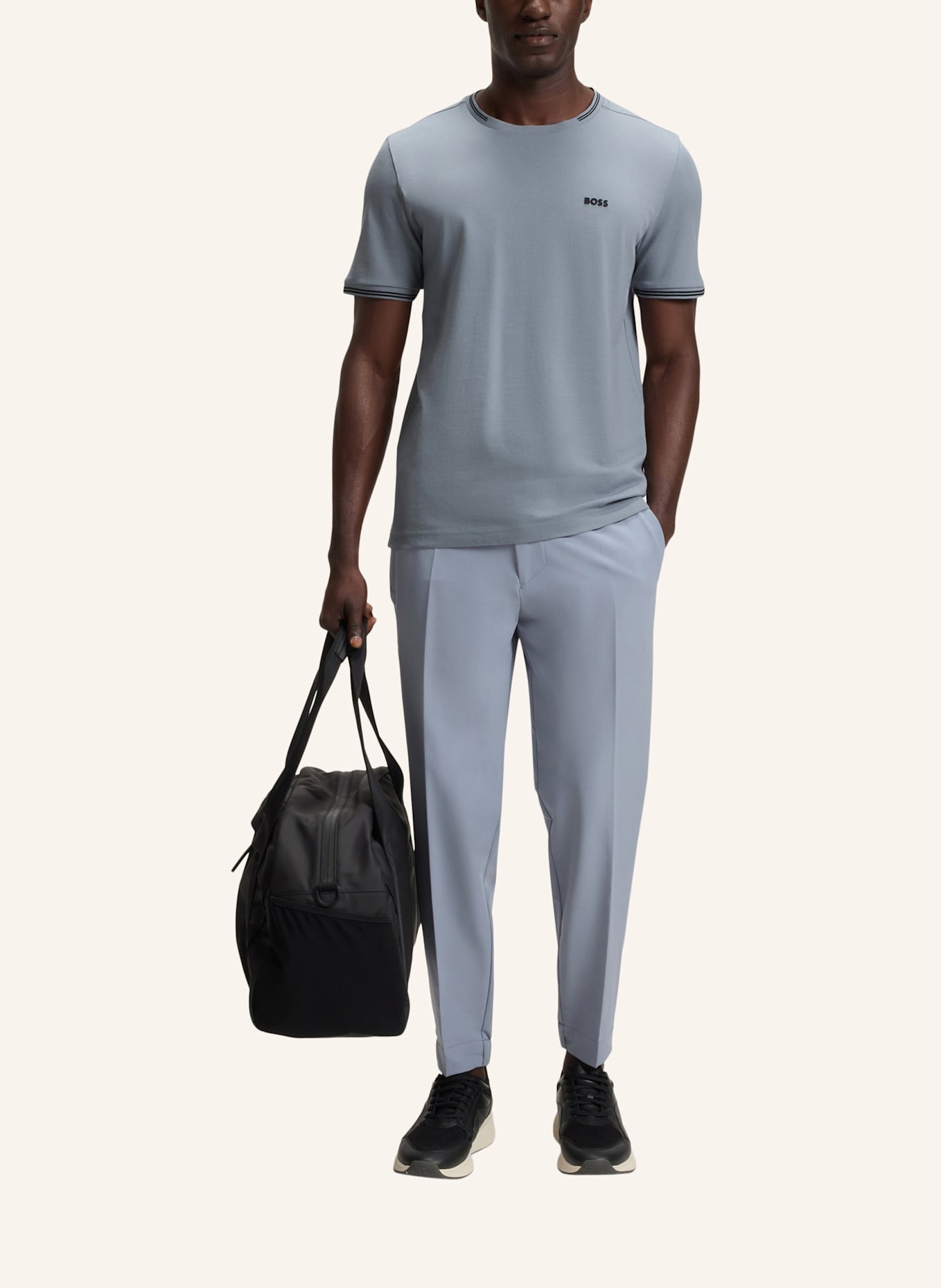 BOSS T-Shirt TAUL: DUNKELGRAU