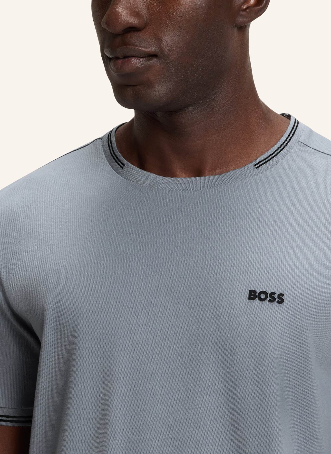 BOSS T-Shirt TAUL: DUNKELGRAU