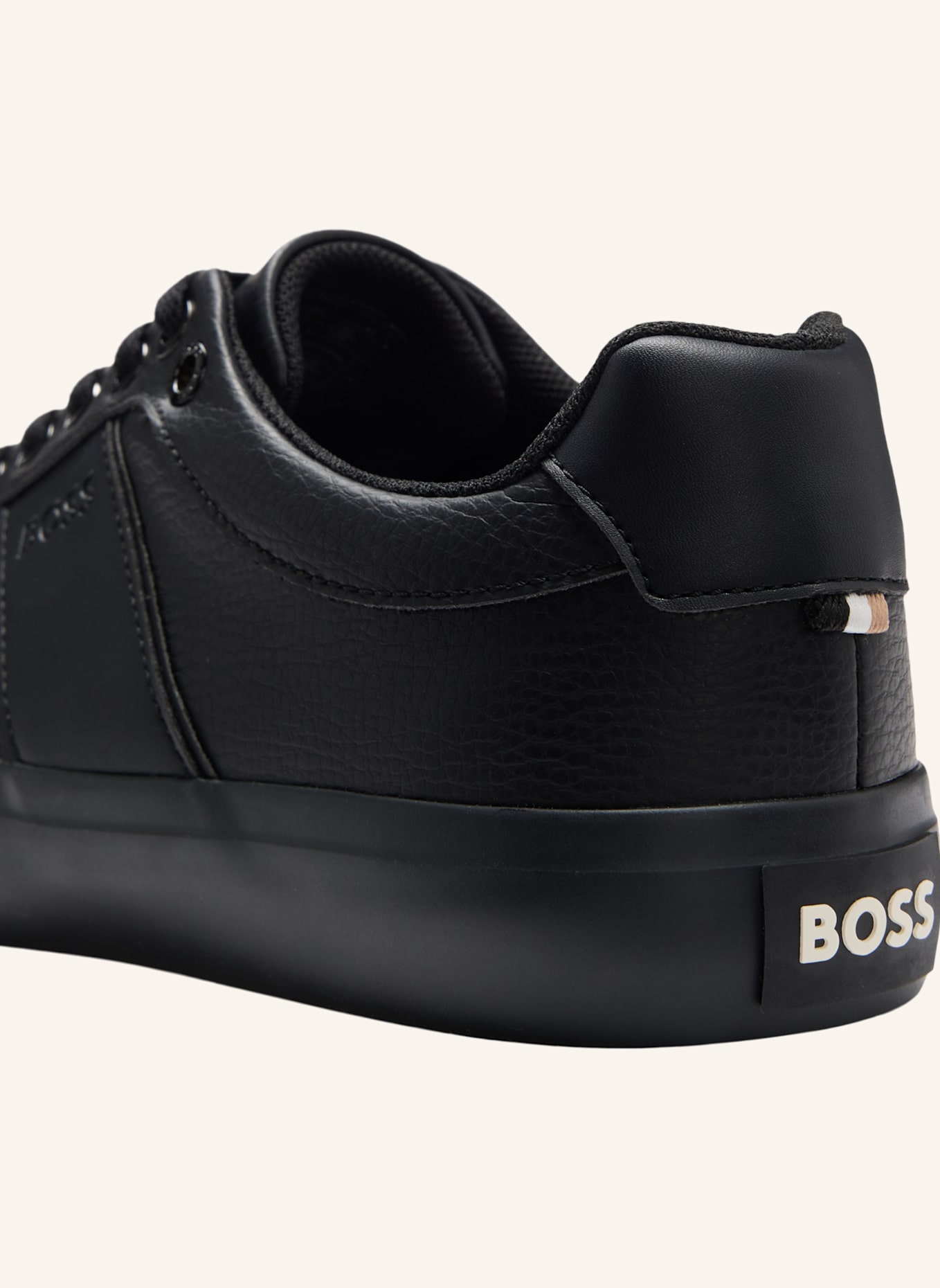 BOSS Sneaker AIDEN_TENN_GRLTP: SCHWARZ