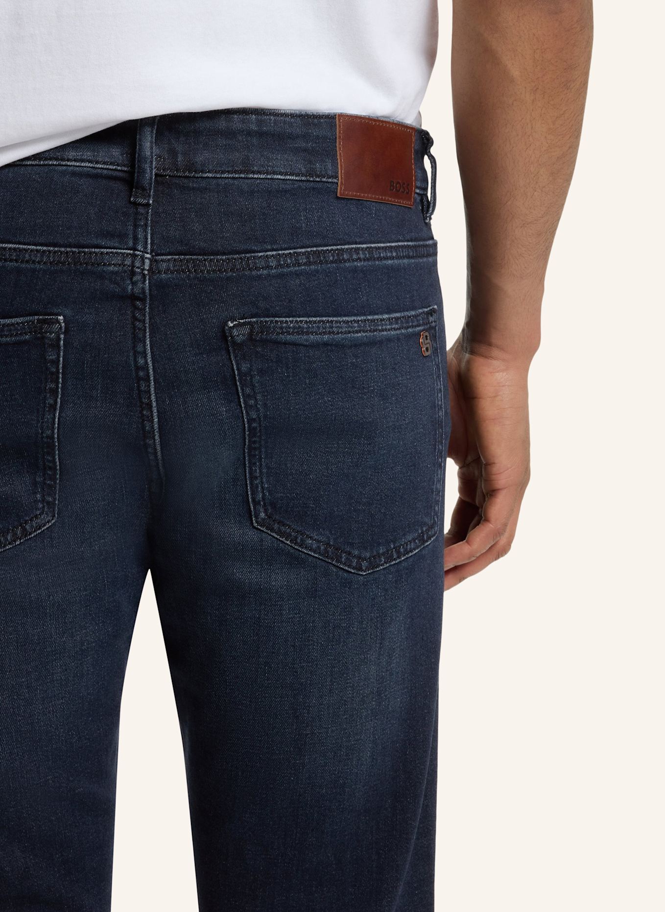 BOSS Jeans DELAWARE BO Slim Fit: DUNKELBLAU
