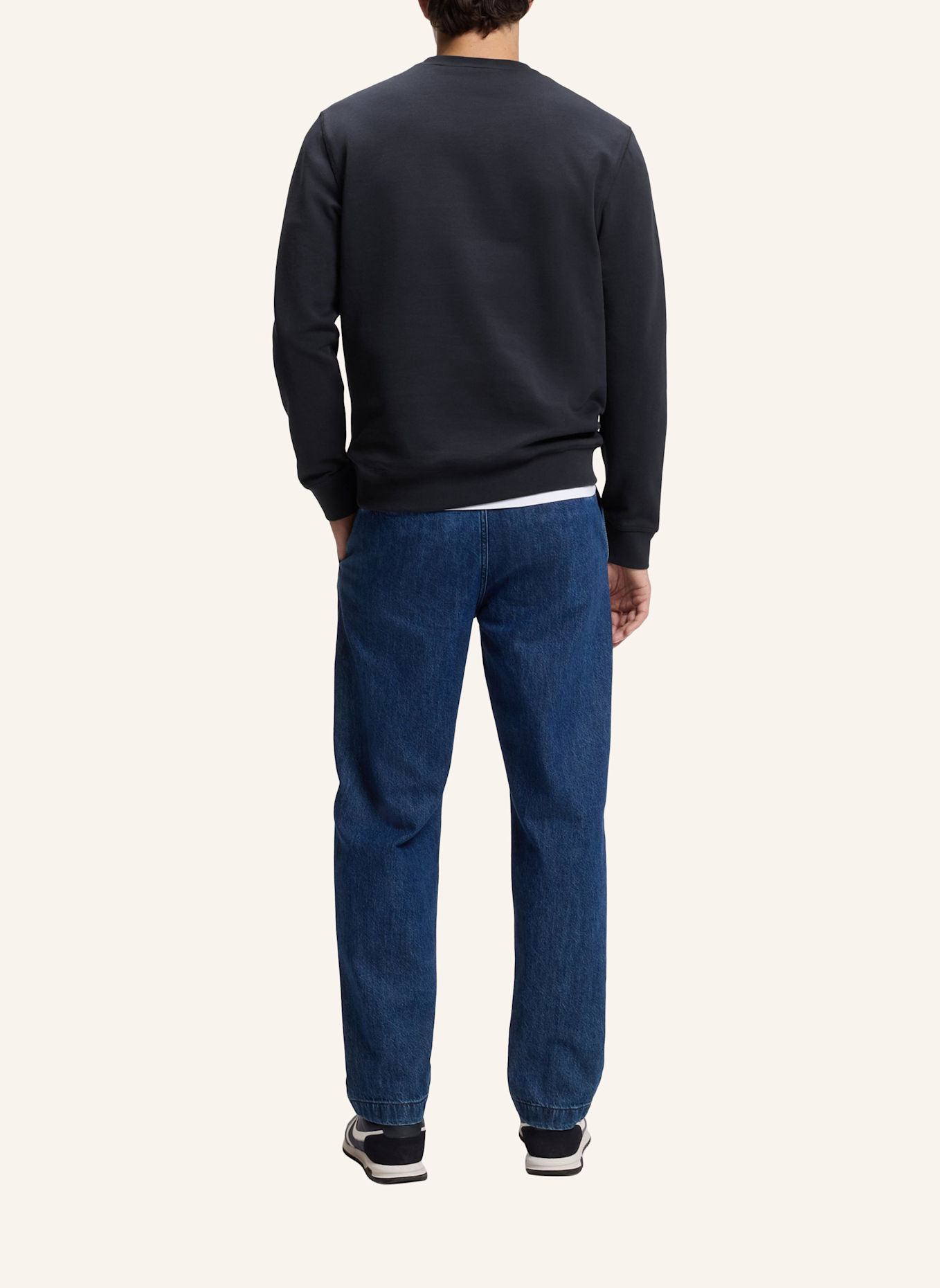 BOSS Sweatshirt WESTART: DUNKELBLAU