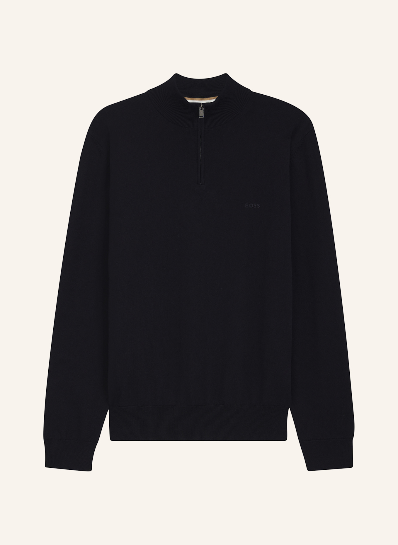 BOSS Pullover PADRO-L Regular Fit: DUNKELBLAU