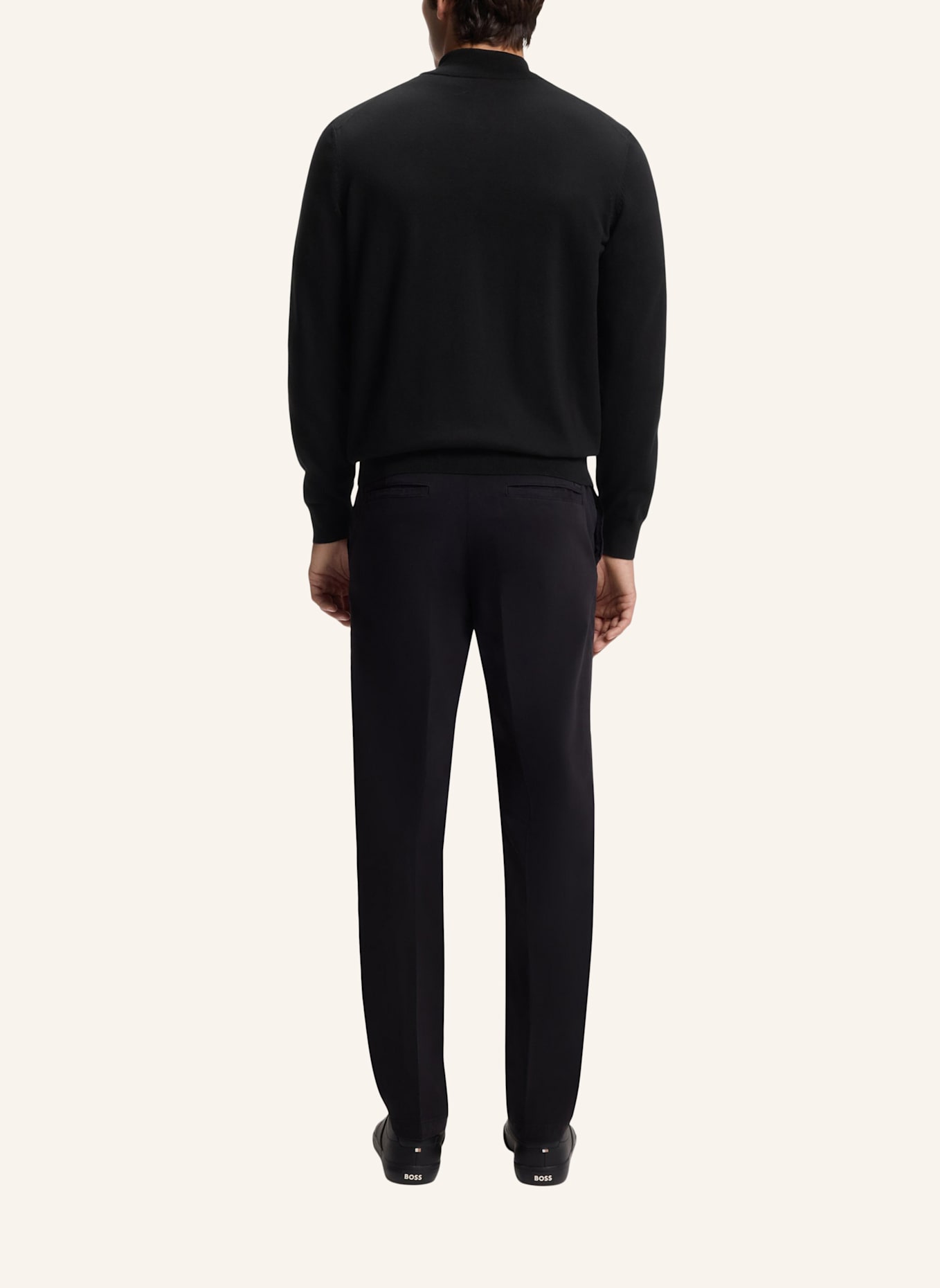 BOSS Sweater PADRO-L Regular Fit: SCHWARZ