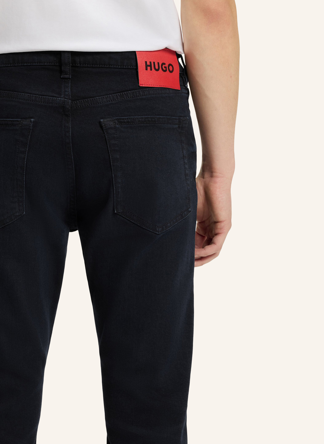 HUGO Jeans HUGO 734 Extra-Slim Fit: DUNKELBLAU