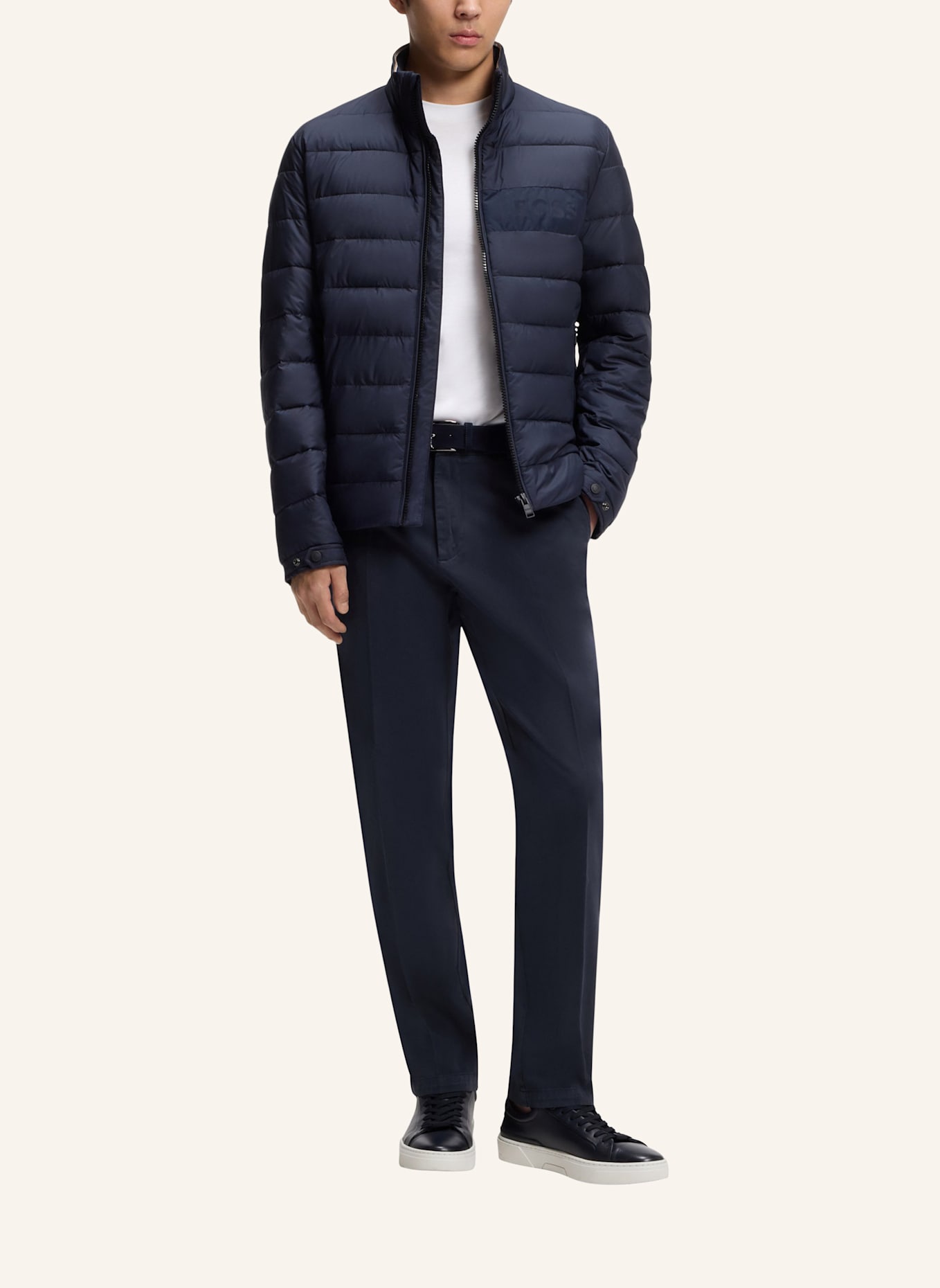 BOSS Casual Hose H-KANE1 Modern Fit: DUNKELBLAU
