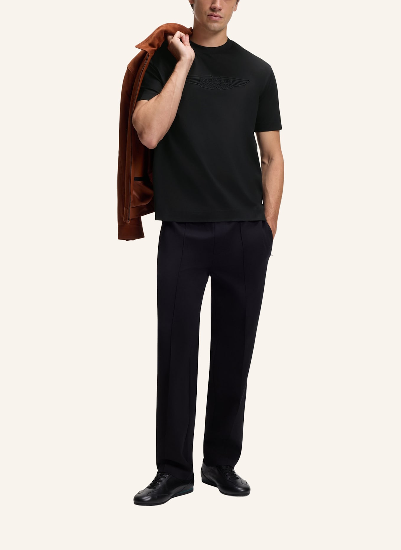 BOSS T-Shirt C-TAUT 180_AM Regular Fit: SCHWARZ