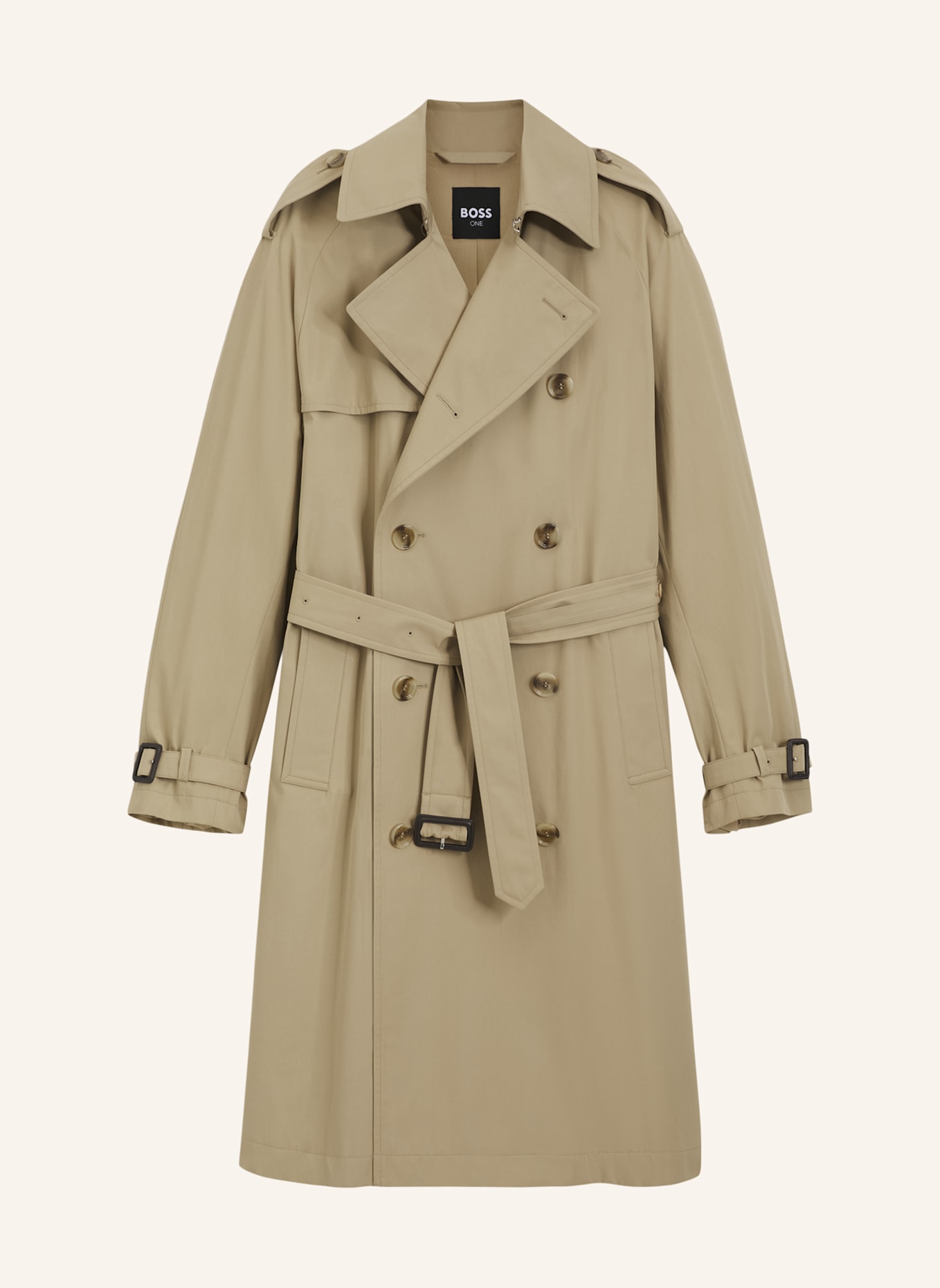 BOSS Trenchcoat H-JAREDTRENCHB1_263F Regular Fit: KHAKI