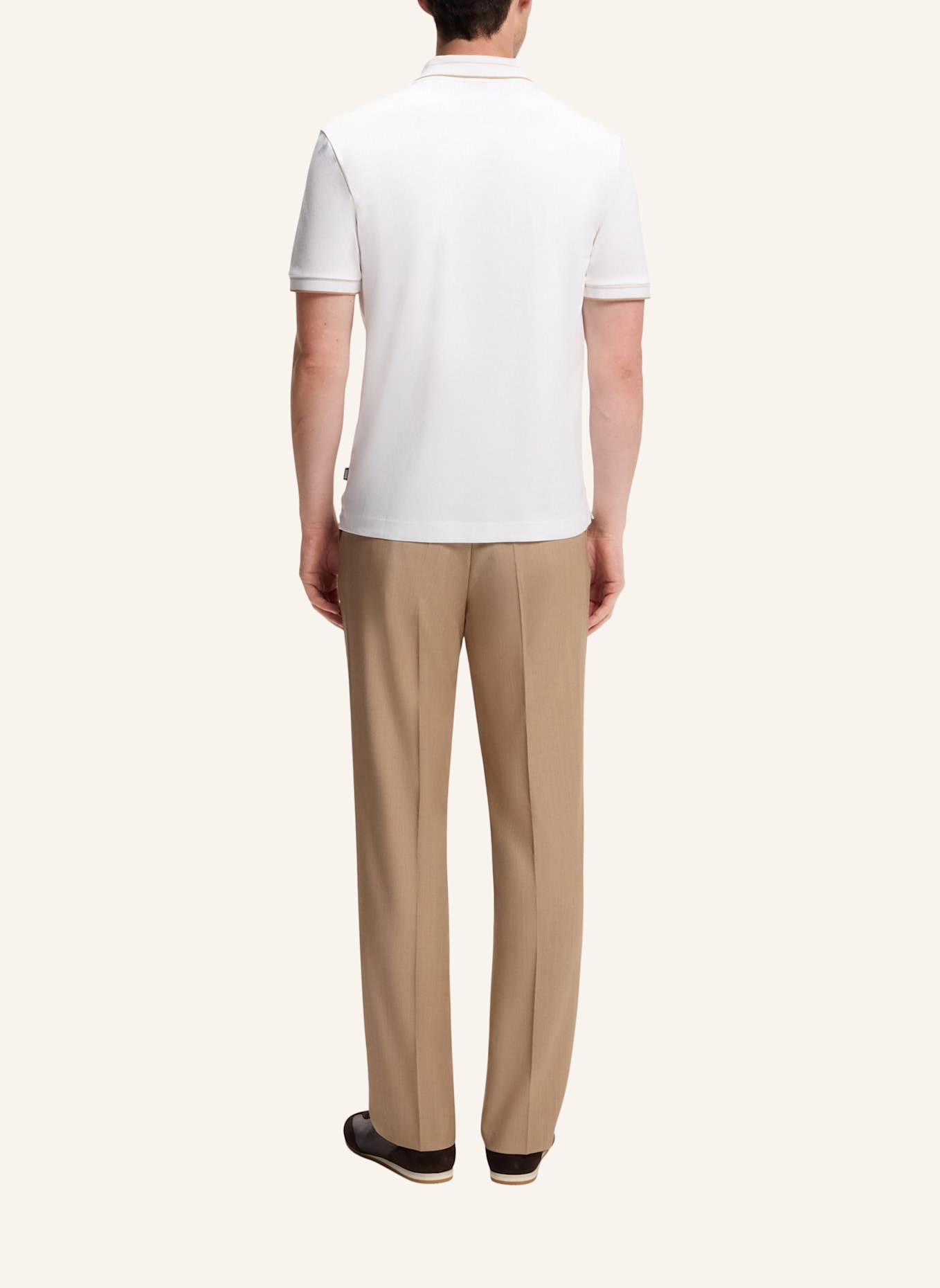 BOSS Poloshirt H-PHILLIPSON 195 Slim Fit: WEISS