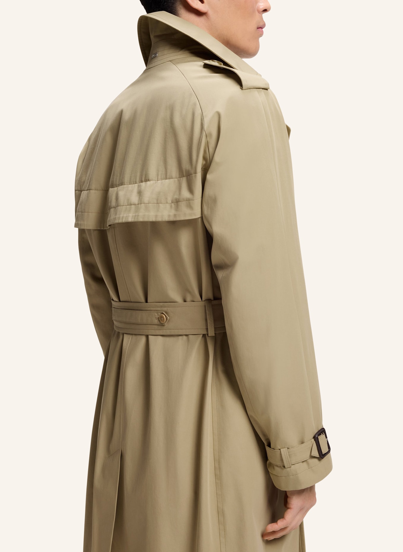 BOSS Trenchcoat H-JAREDTRENCHB1_263F Regular Fit: KHAKI
