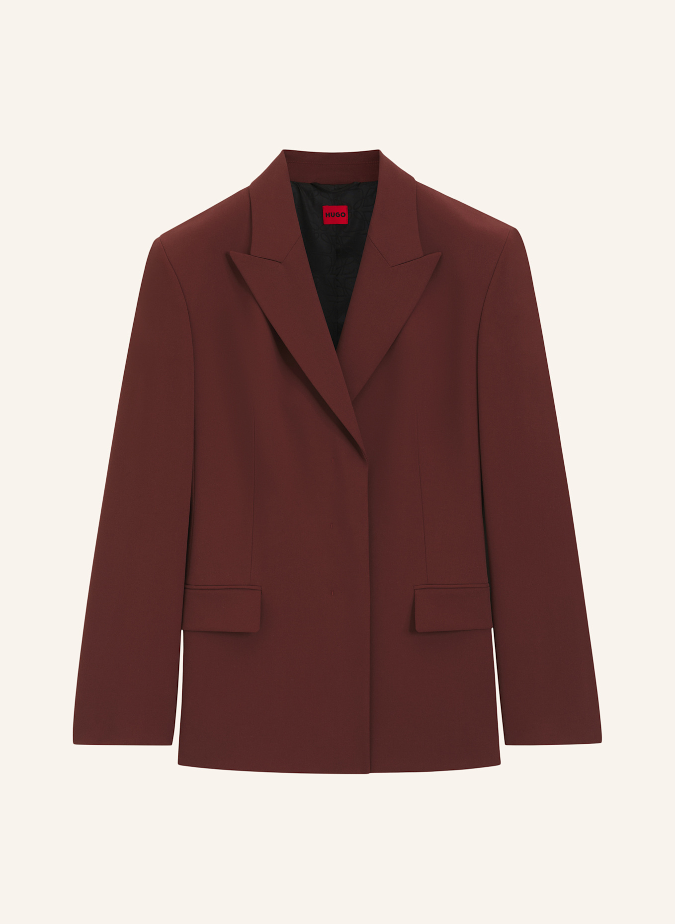 HUGO Blazer ANIKO Relaxed Fit: BRAUN
