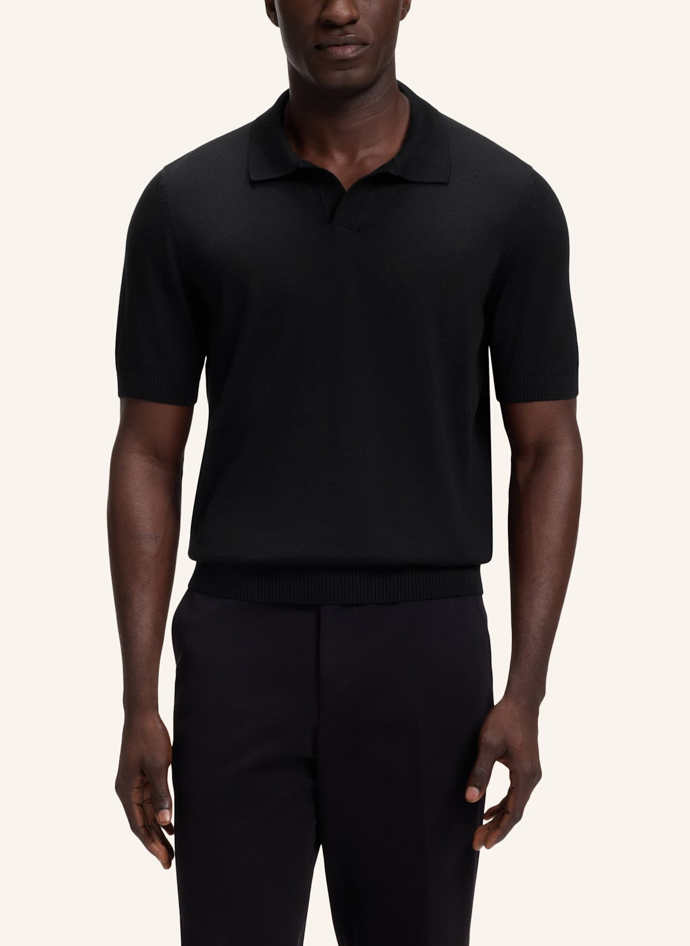 BOSS Pullover H-LANTONI Regular Fit: SCHWARZ