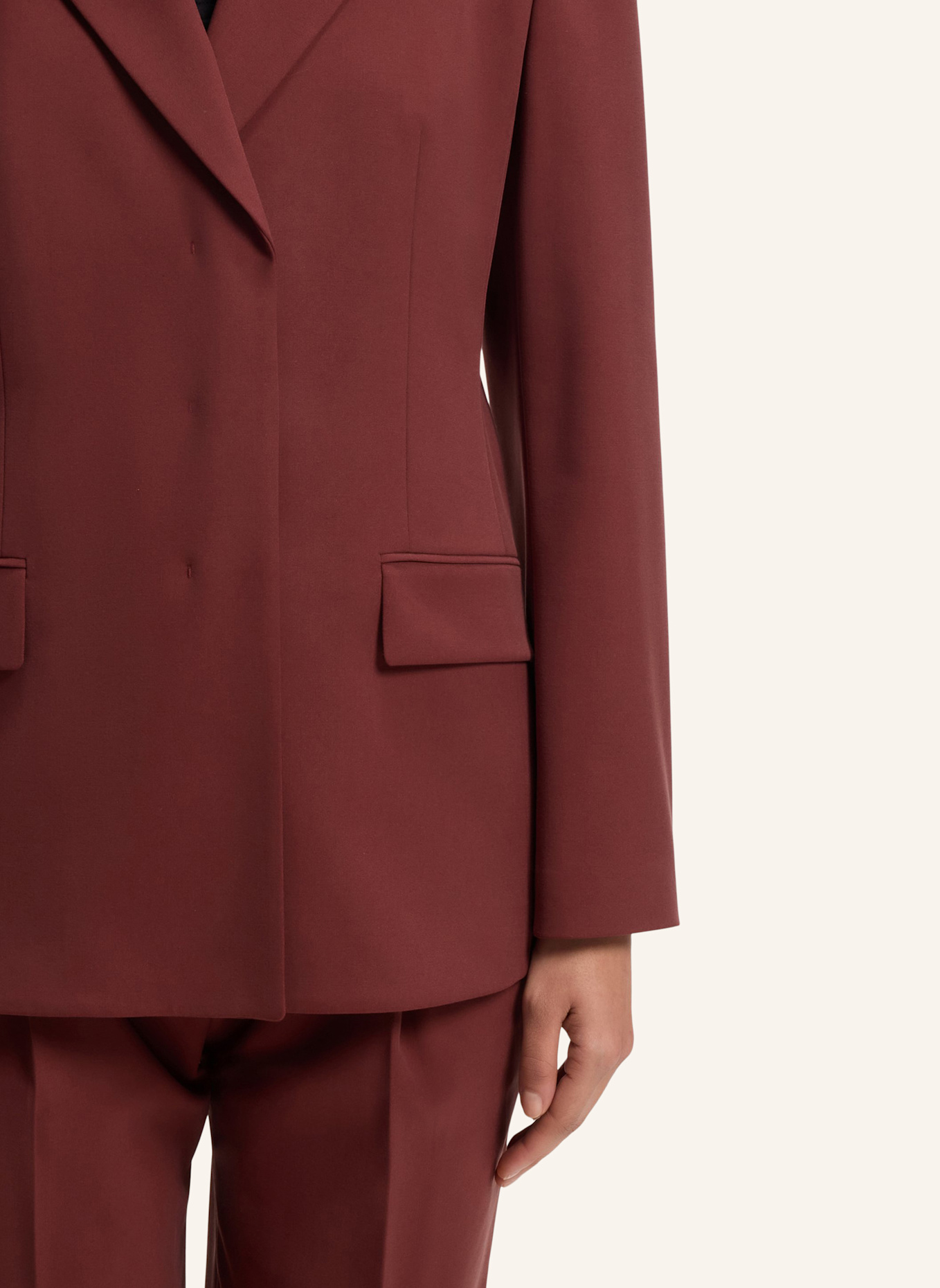 HUGO Blazer ANIKO Relaxed Fit: BRAUN